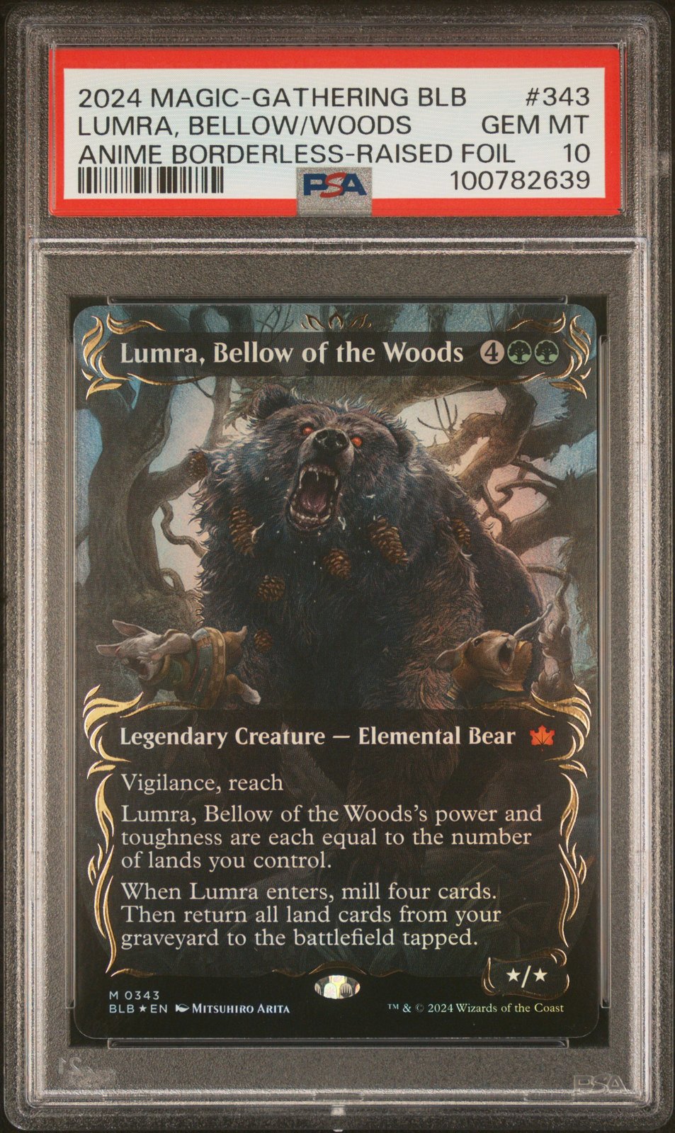 Lumra, Bellow of the Woods 343 Bloomburrow PSA + CGC Pop Report: Rarity vs Price (2026)