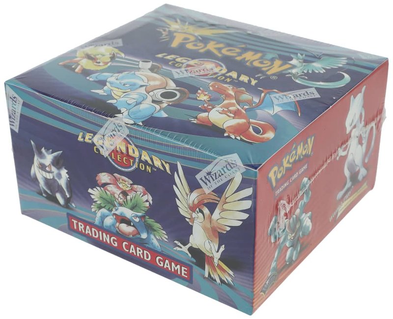 2002 Pokemon Legendary Collection Factory-Sealed Booster Box (36 Packs) - Possible Reverse Holo Charizard, Gengar, Pikachu Cards - X-Ray Authority LOA, the lot sold at Goldin