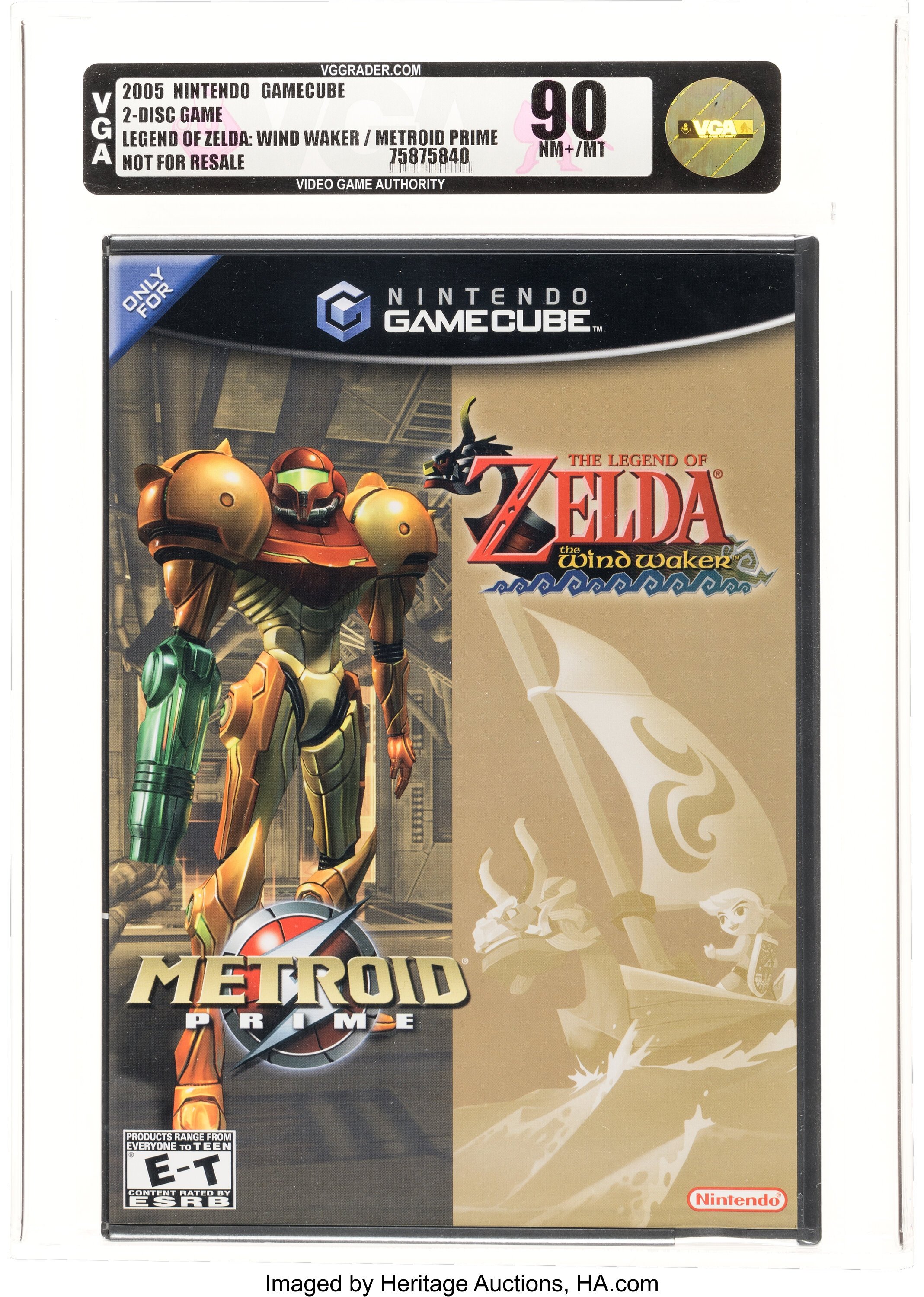 The Legend of Zelda: The Wind Waker / Metroid Prime (GameCube)