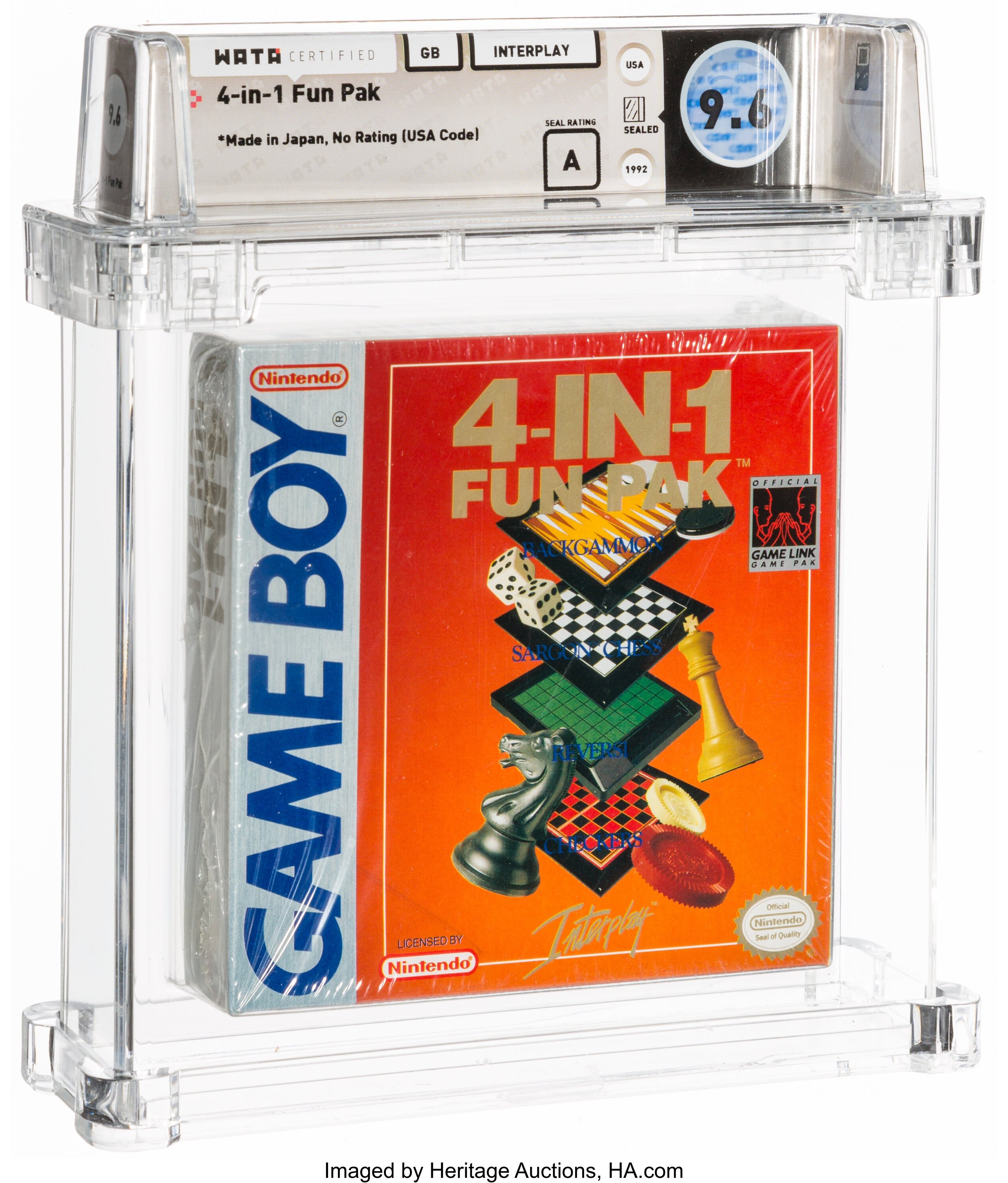 4-in-1 Fun Pak (Game Boy): PSA Pop Report & Prices