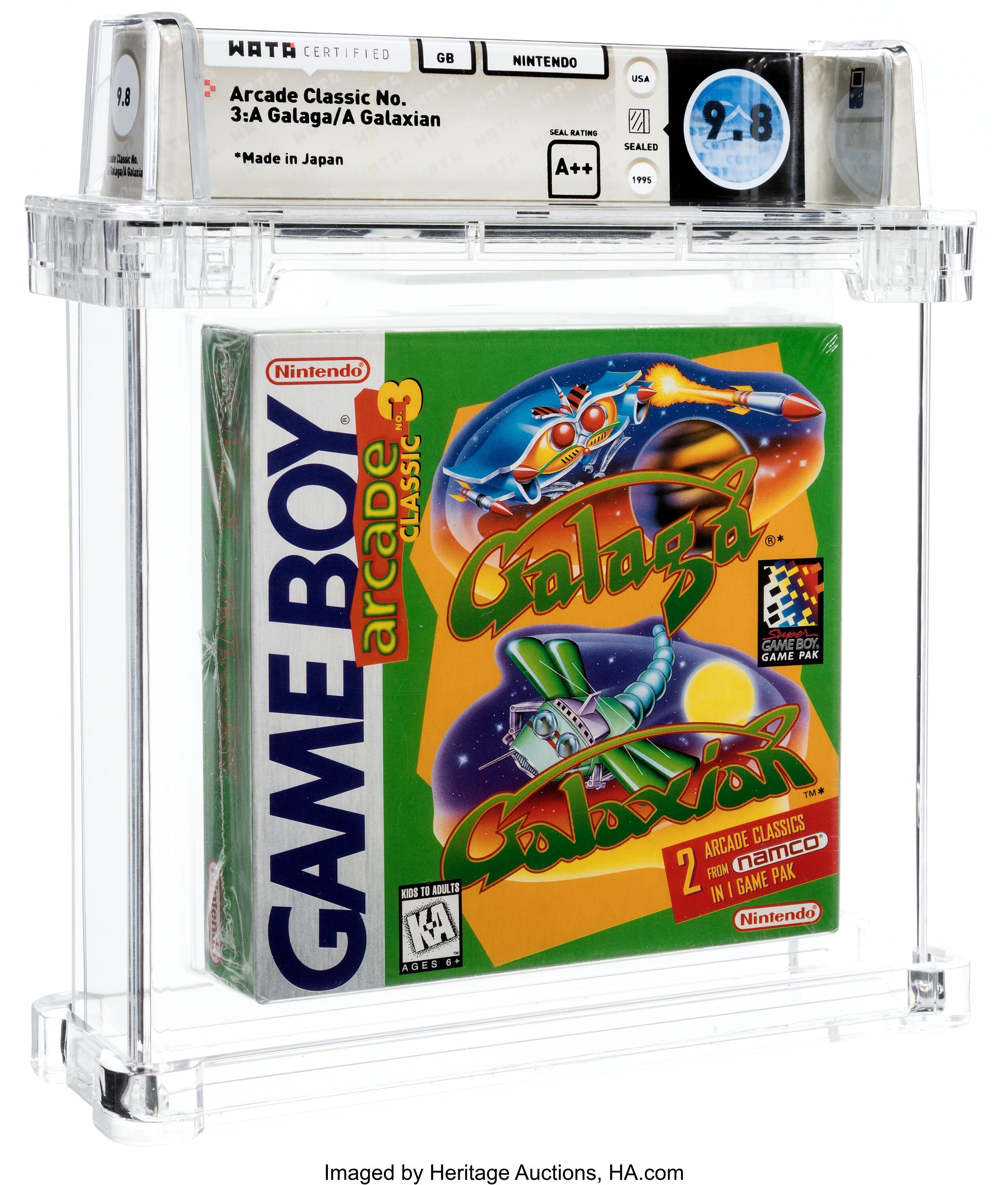 Arcade Classic No. 3: Galaga / Galaxian (Game Boy)