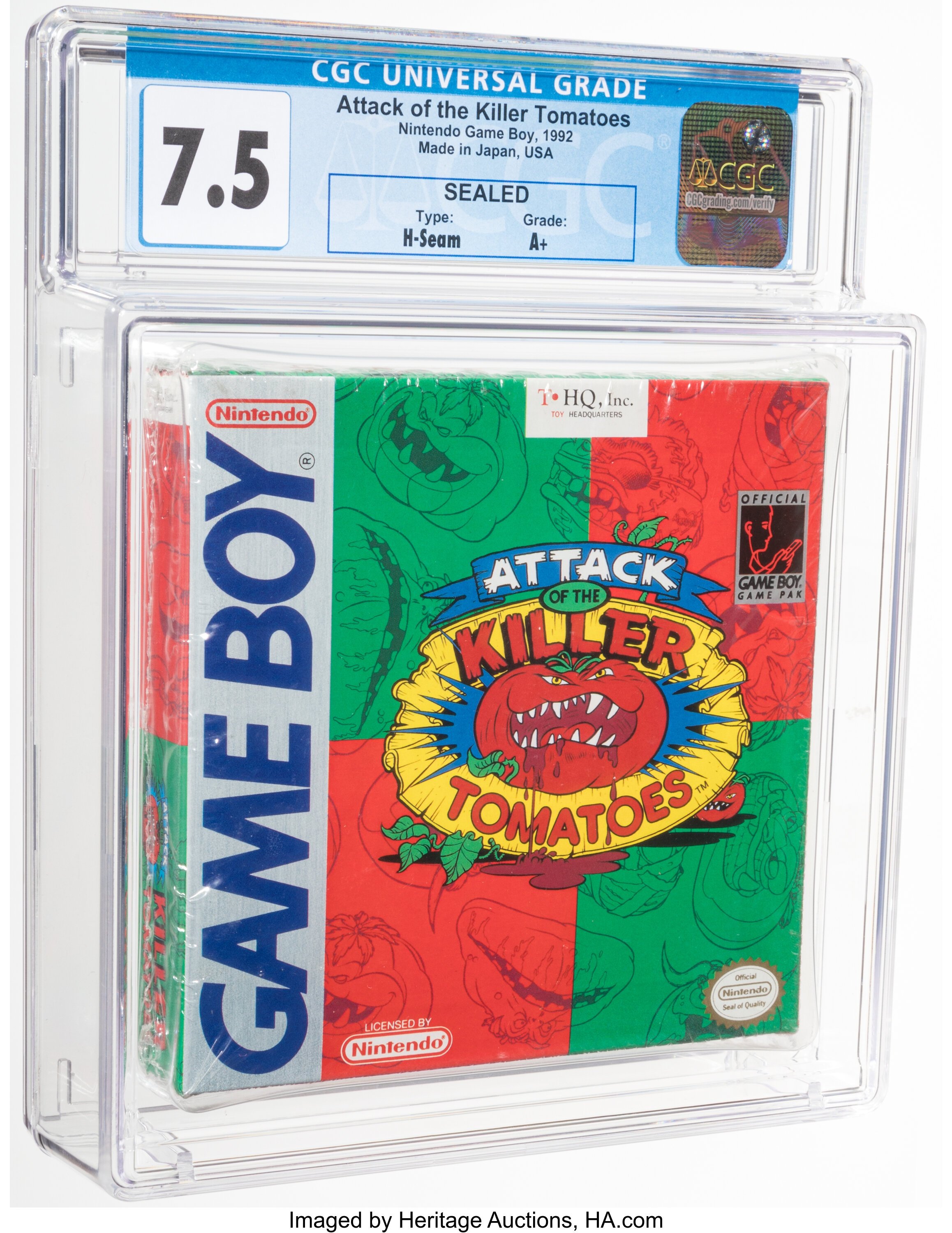 Attack of the Killer Tomatoes (Game Boy): PSA Pop & Prices