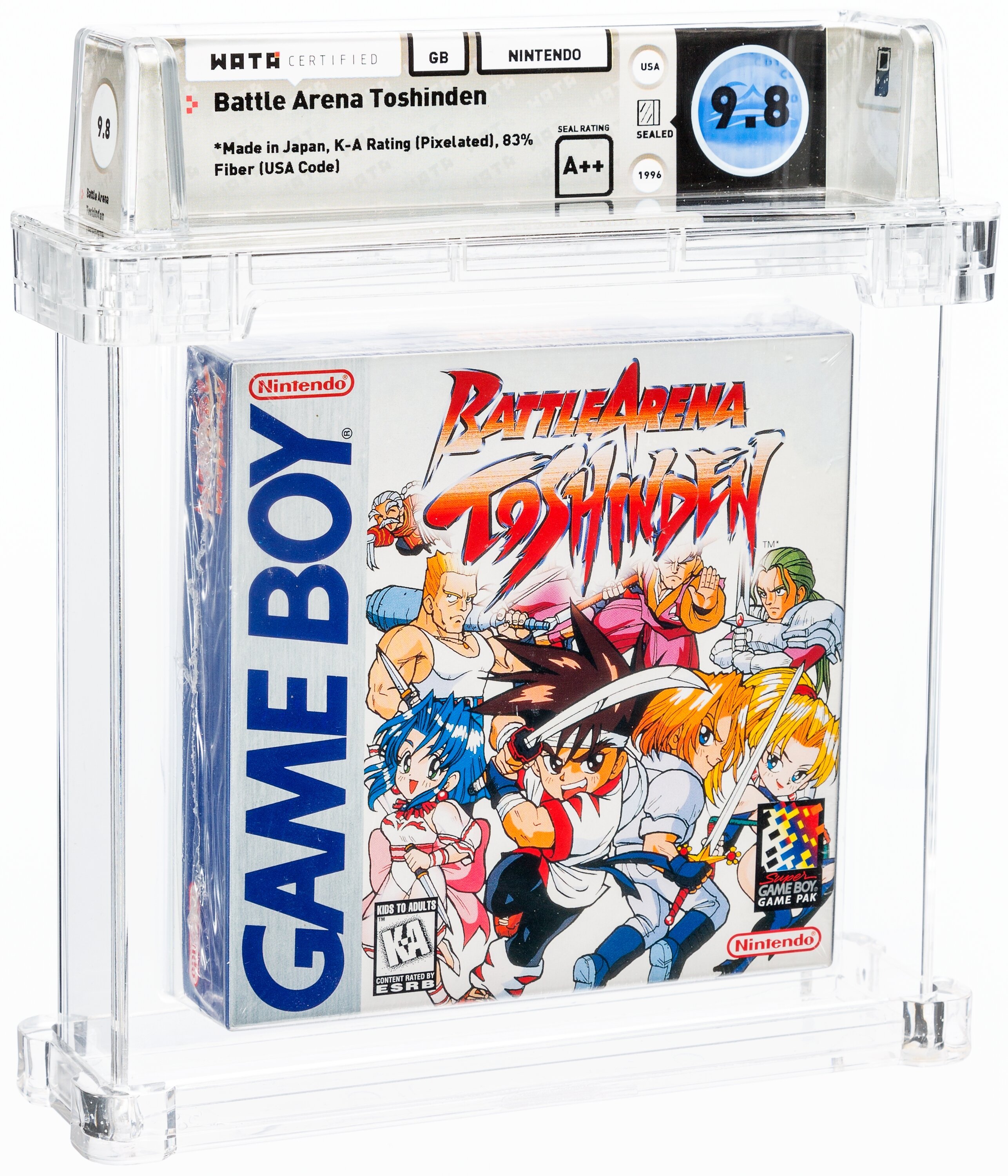 Battle Arena Toshinden (Game Boy): PSA Pop Report & Prices