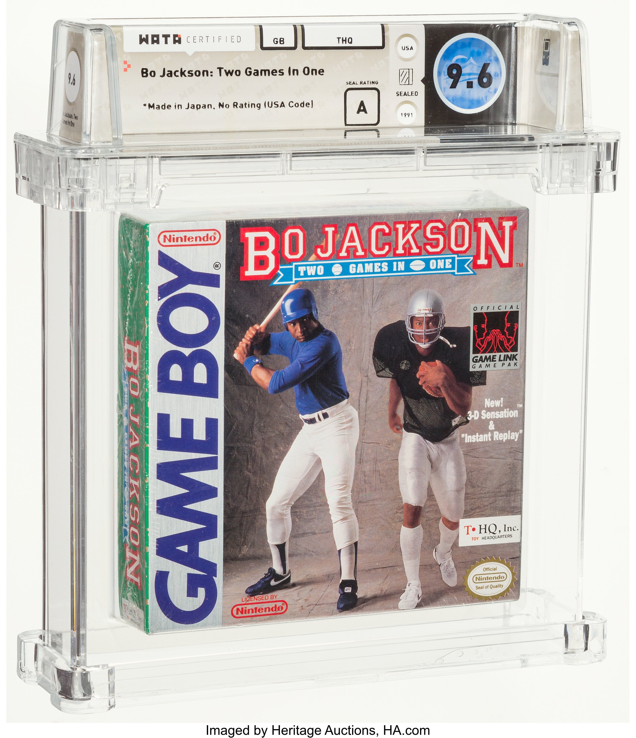 Bo Jackson: Two Games In One (Game Boy) — PSA Pop & Prices