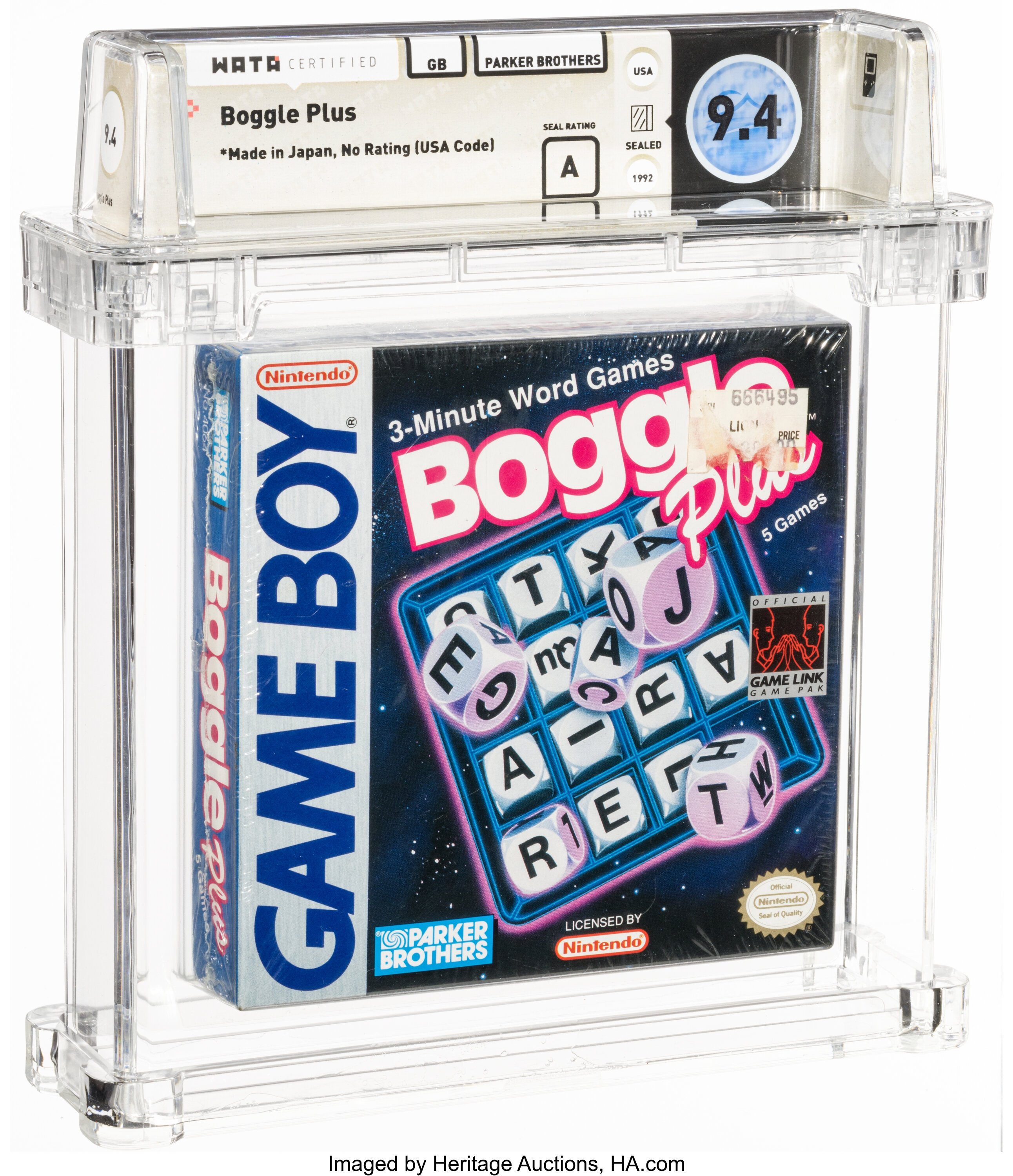 Boggle Plus (Game Boy): PSA Pop Report & Prices