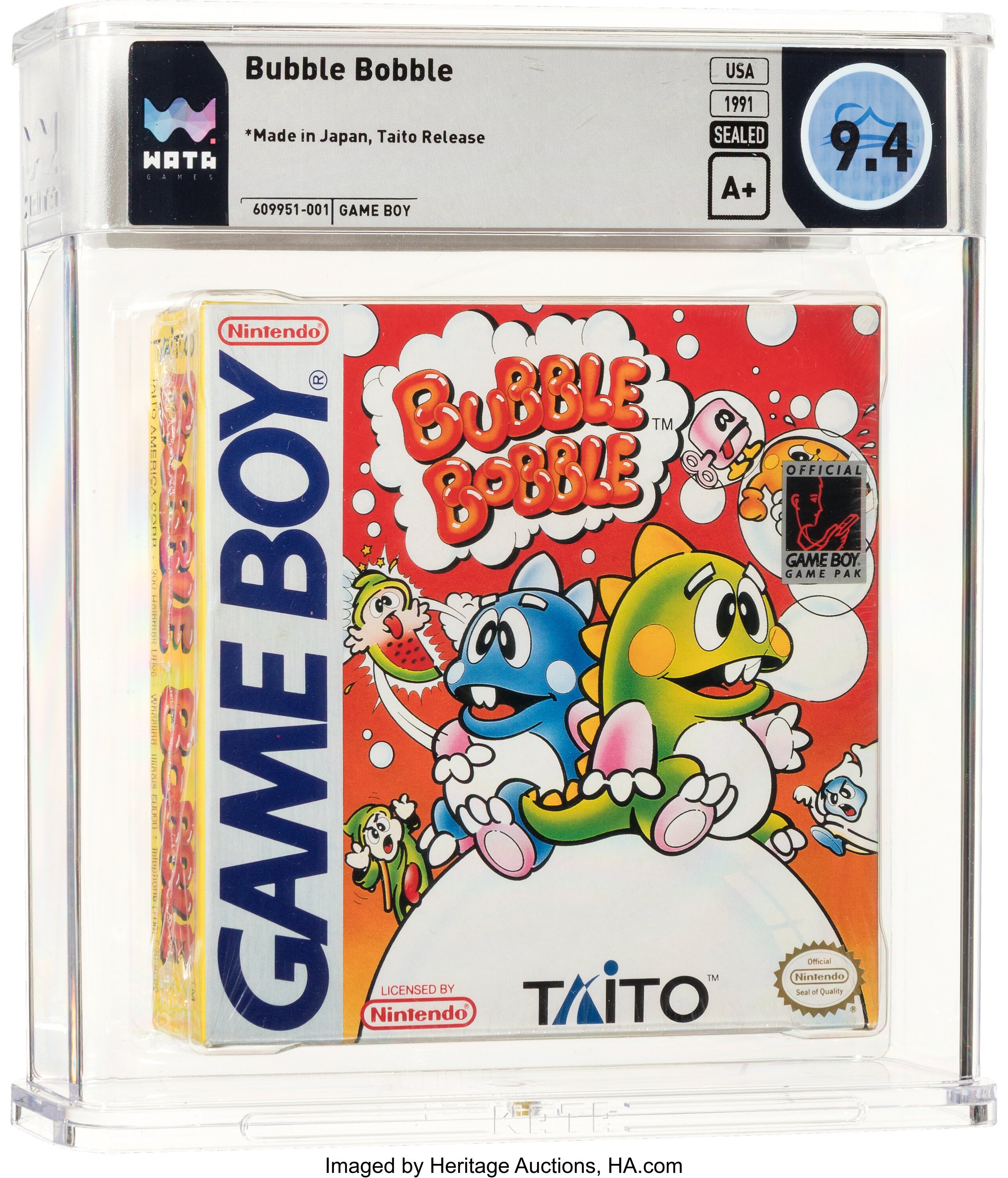 Bubble Bobble (Game Boy): PSA Pop Report & Prices