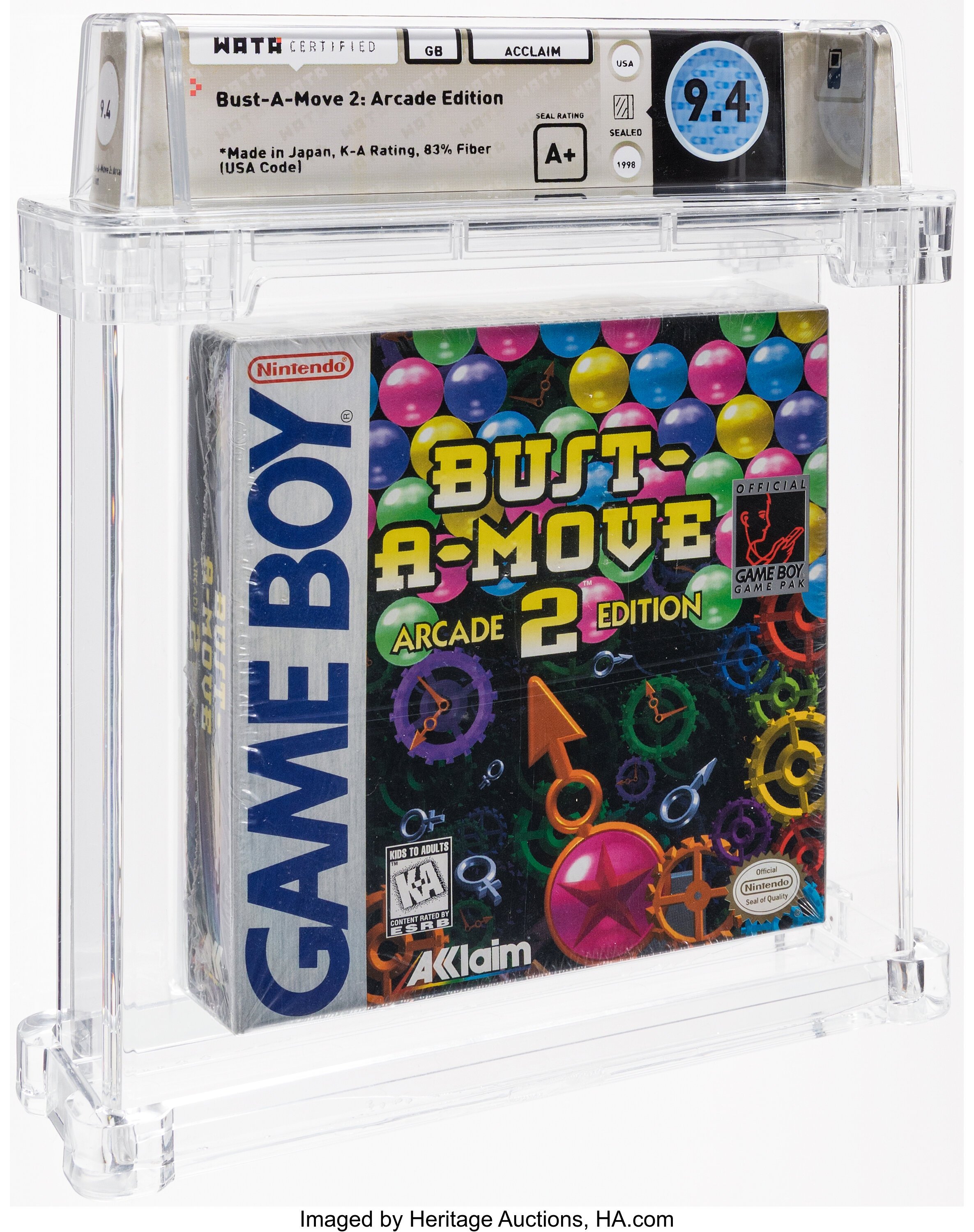 Bust-A-Move 2: Arcade Edition (Game Boy) — PSA Pop & Prices