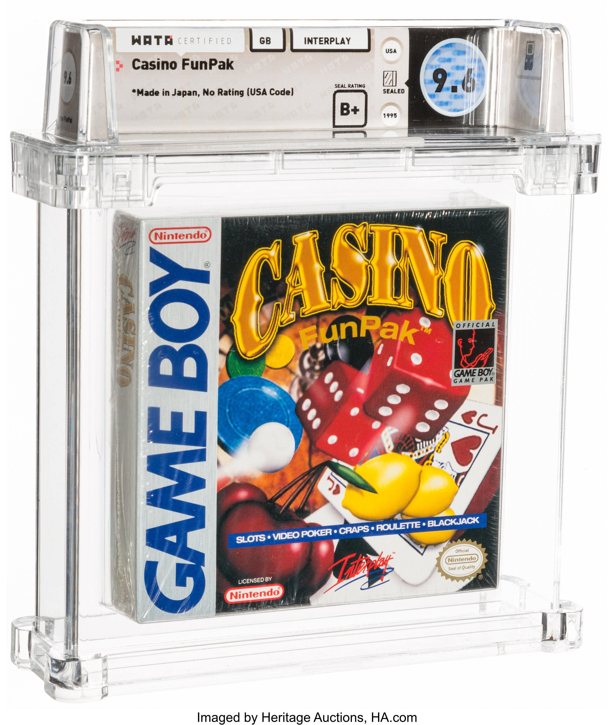 Casino FunPak (Game Boy): PSA Pop Report & Prices