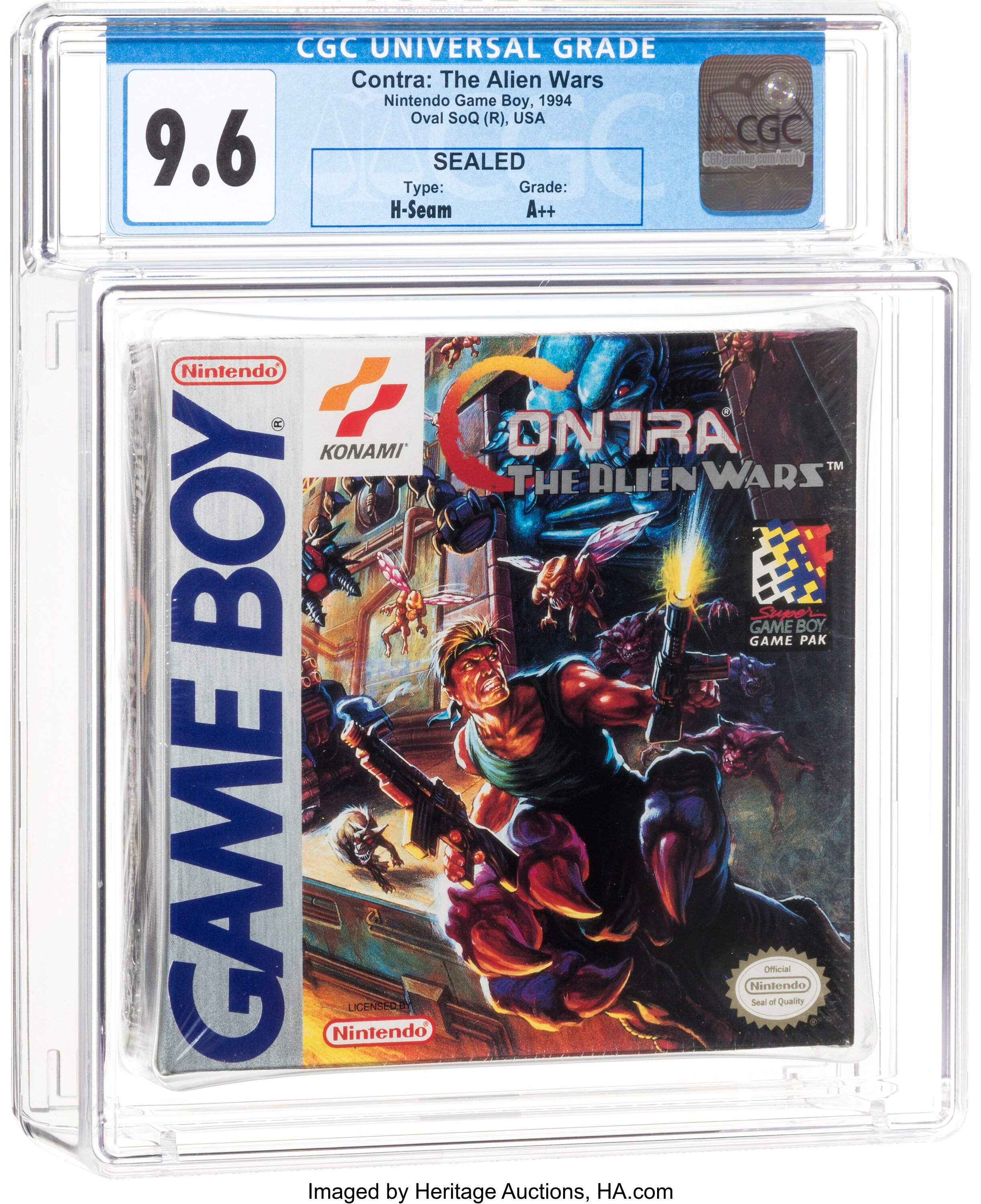 Contra: The Alien Wars (Game Boy) — PSA Pop Report & Prices