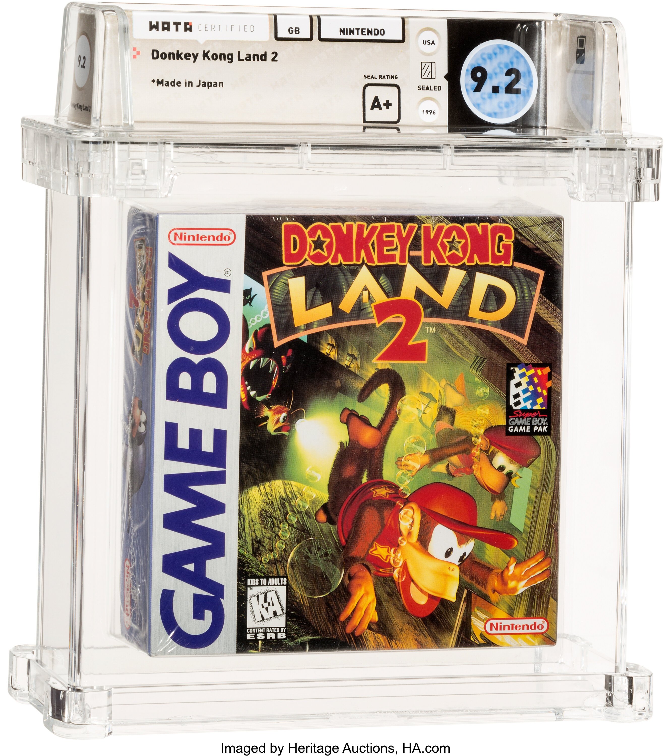 Donkey Kong Land 2 (Game Boy): PSA Pop Report & Prices