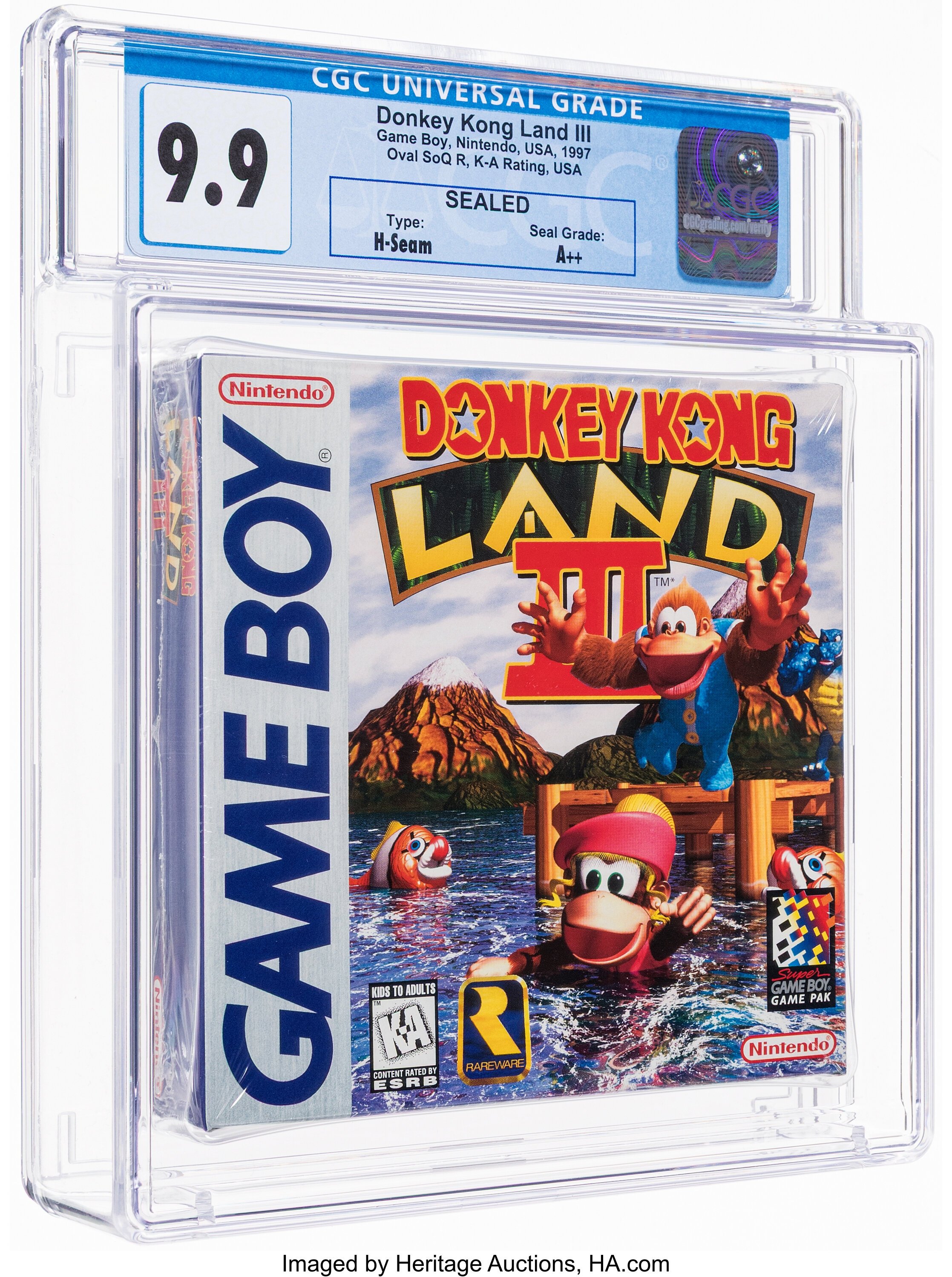 Donkey Kong Land III (Game Boy): PSA Pop Report & Prices