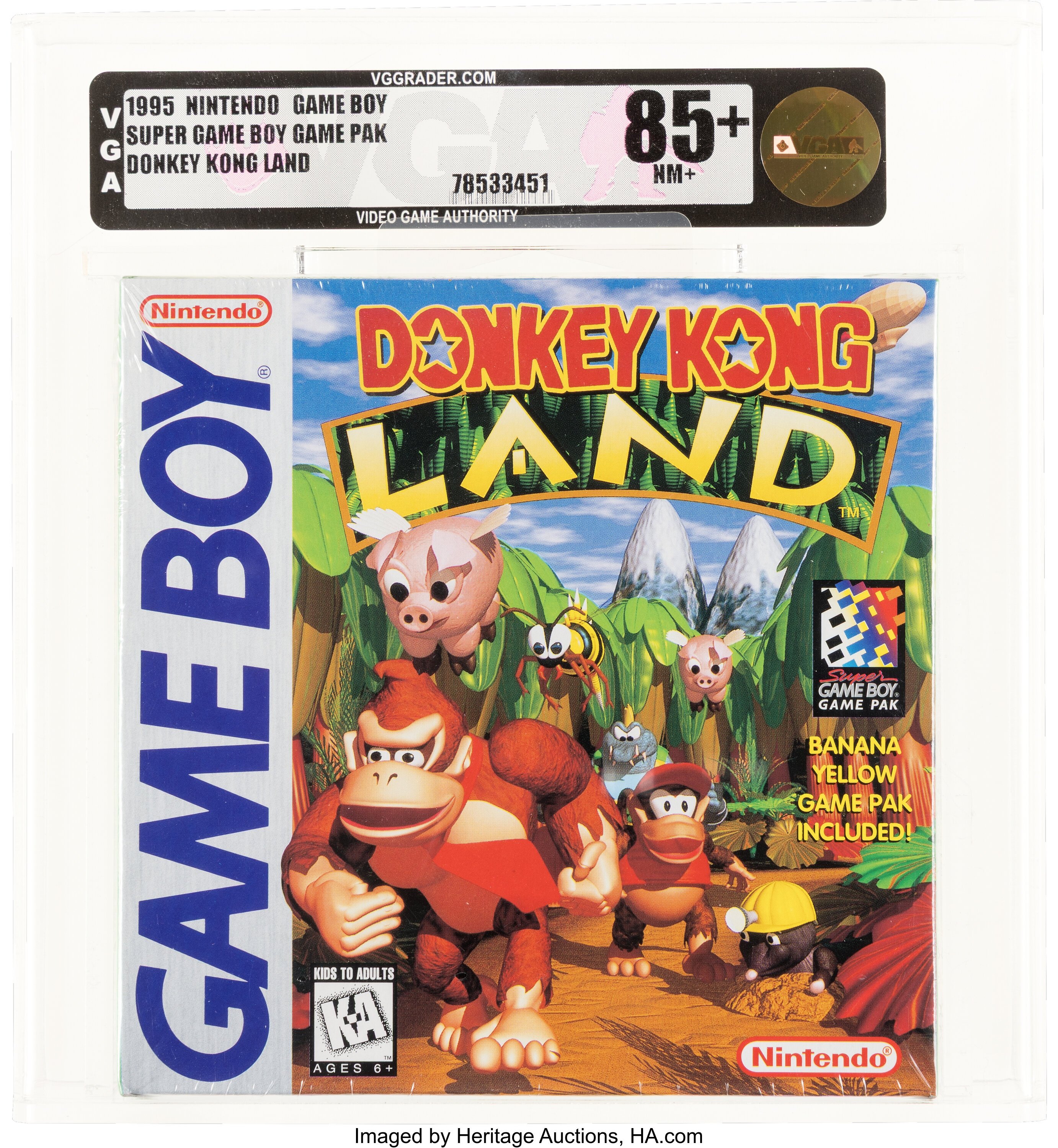 Donkey Kong Land (Game Boy): PSA Pop Report & Prices