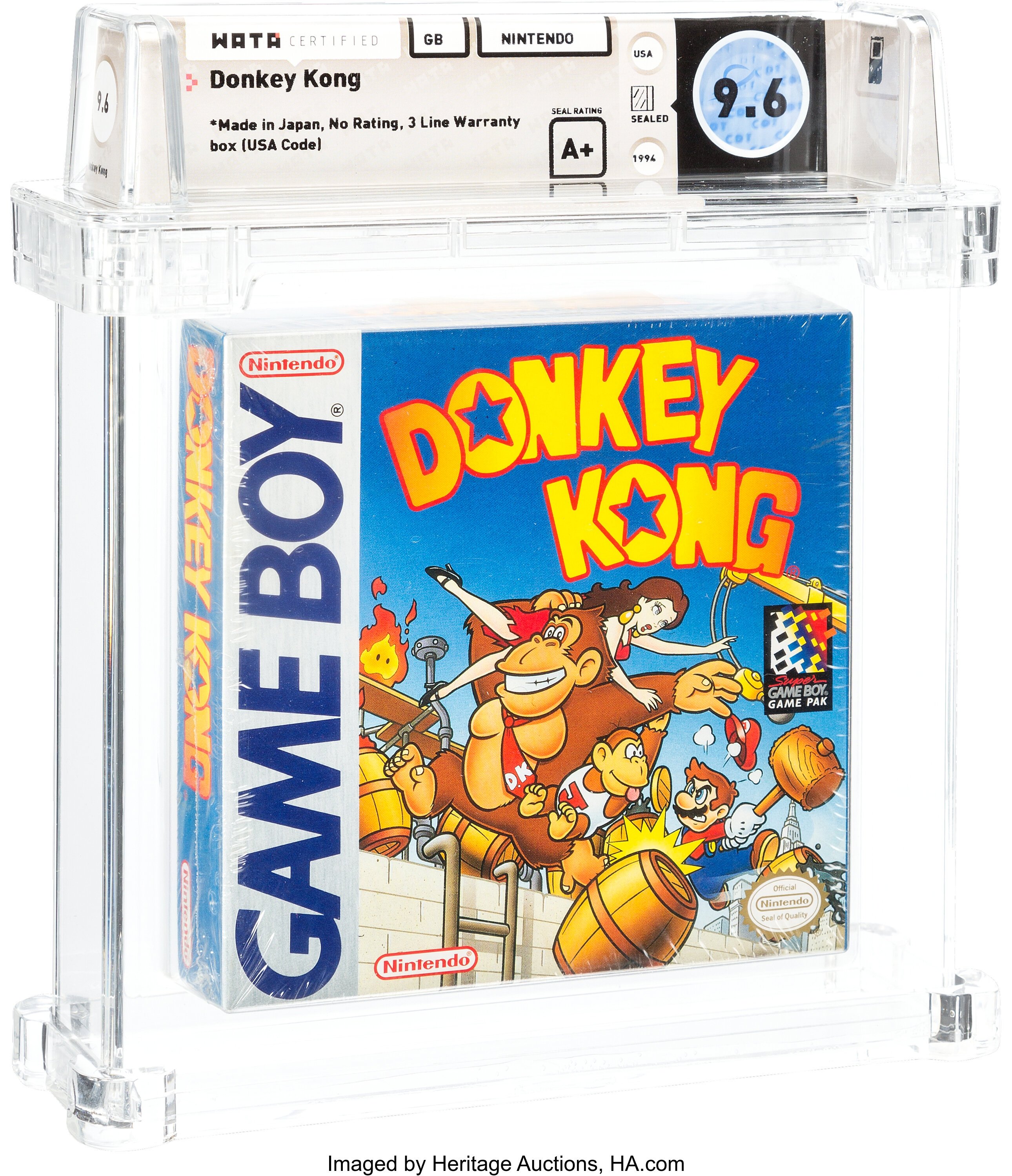 Donkey Kong (Game Boy): PSA Pop Report & Prices