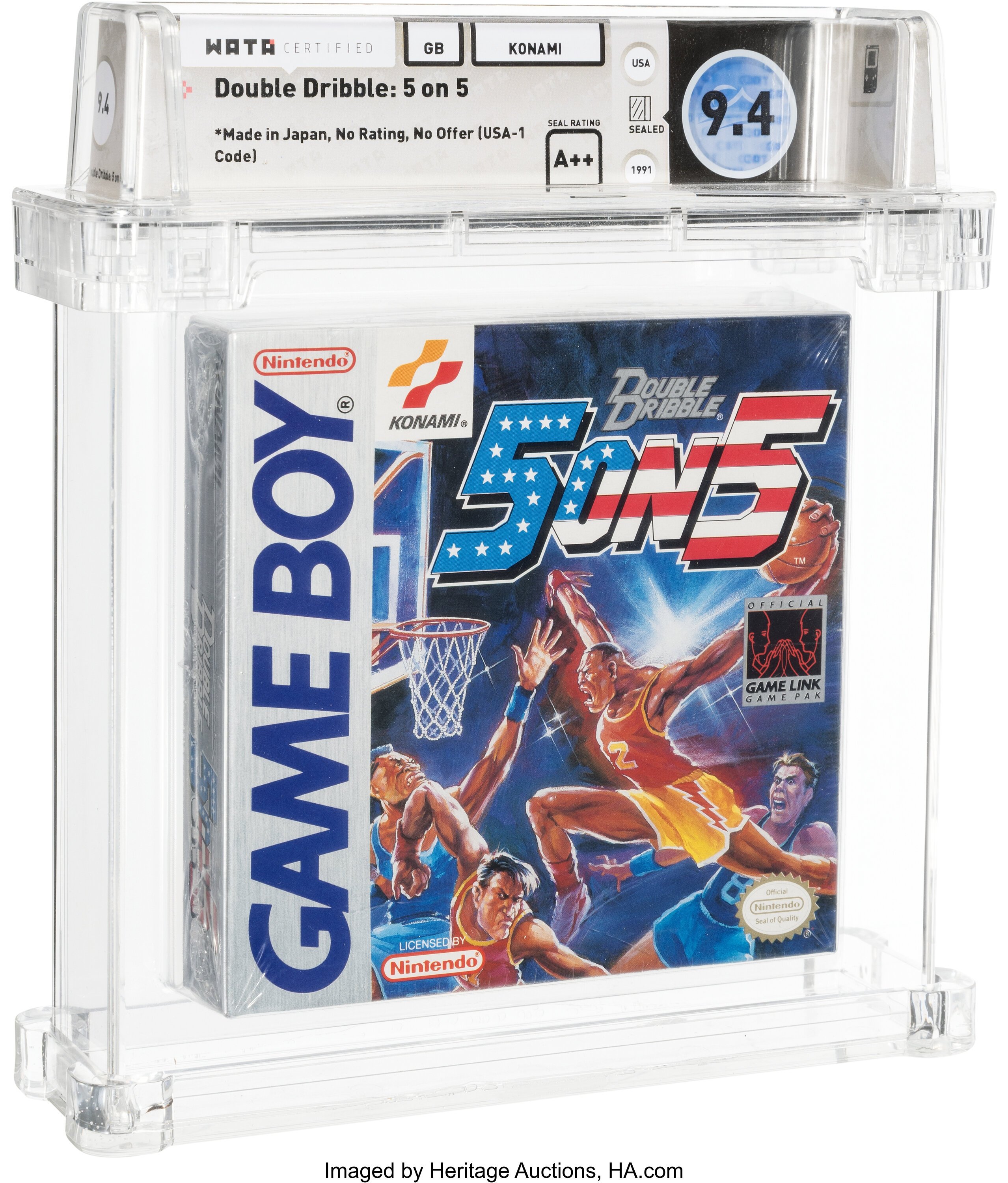 Double Dribble: 5 on 5 (Game Boy) — PSA Pop Report & Prices