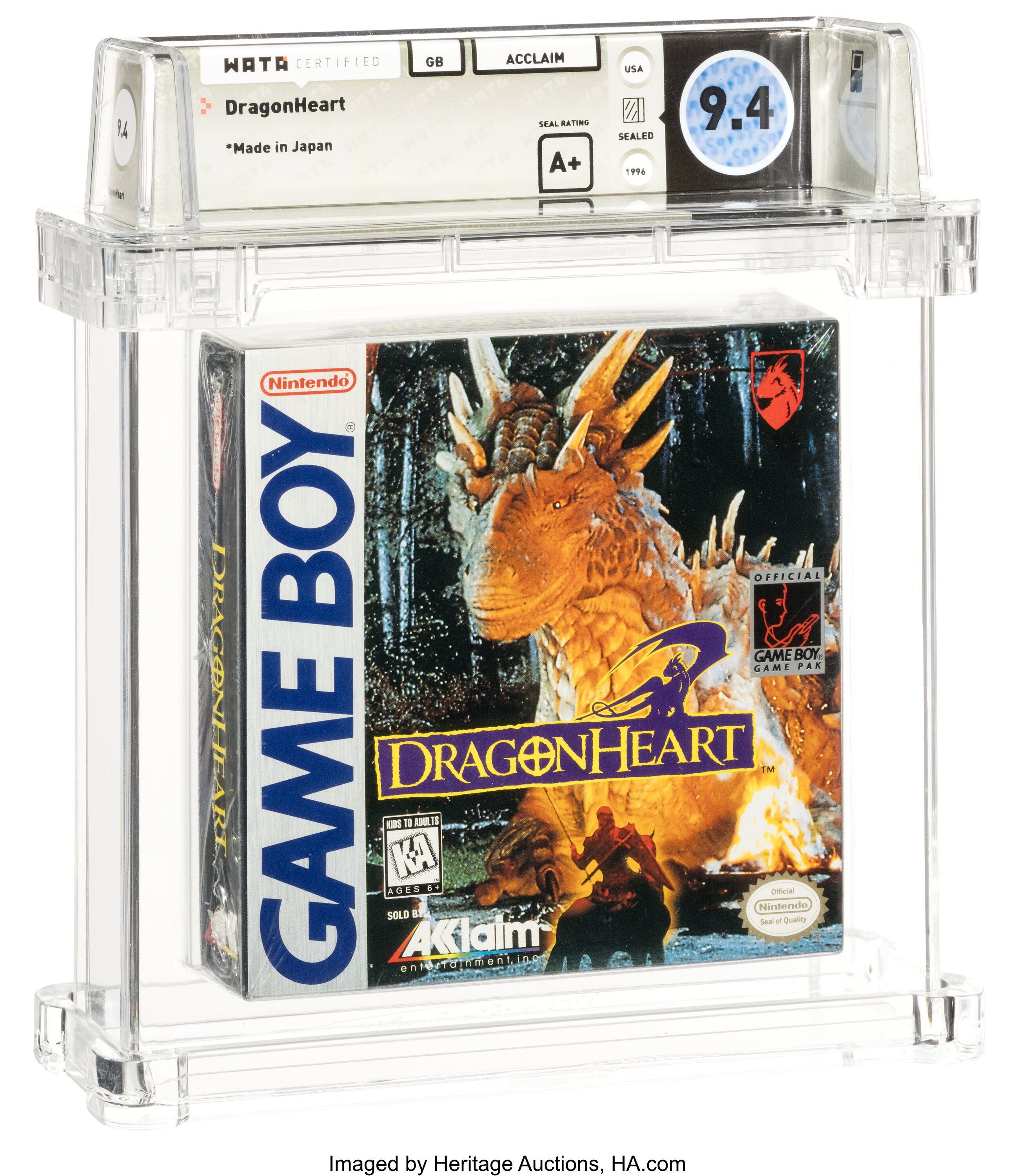 DragonHeart (Game Boy): PSA Pop Report & Prices