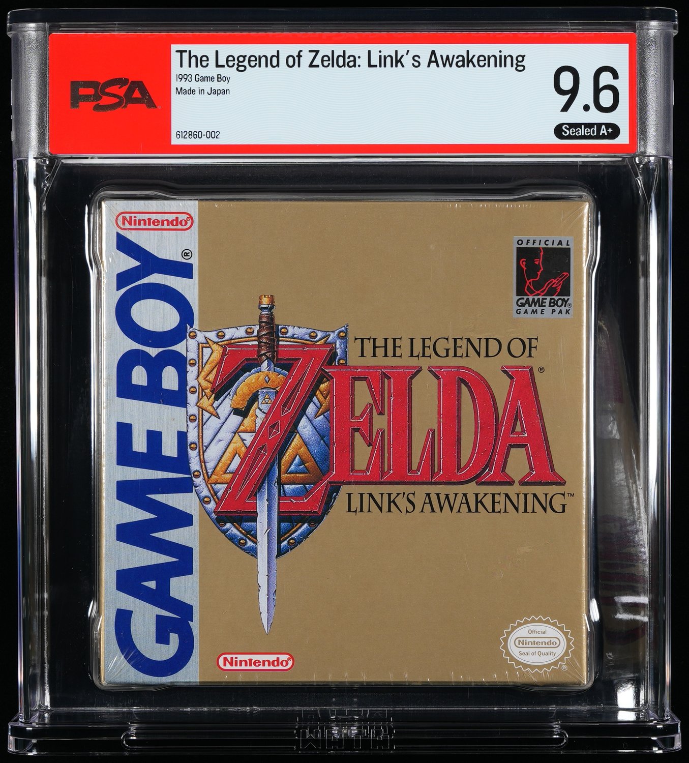 The Legend of Zelda: Link's Awakening graded slab