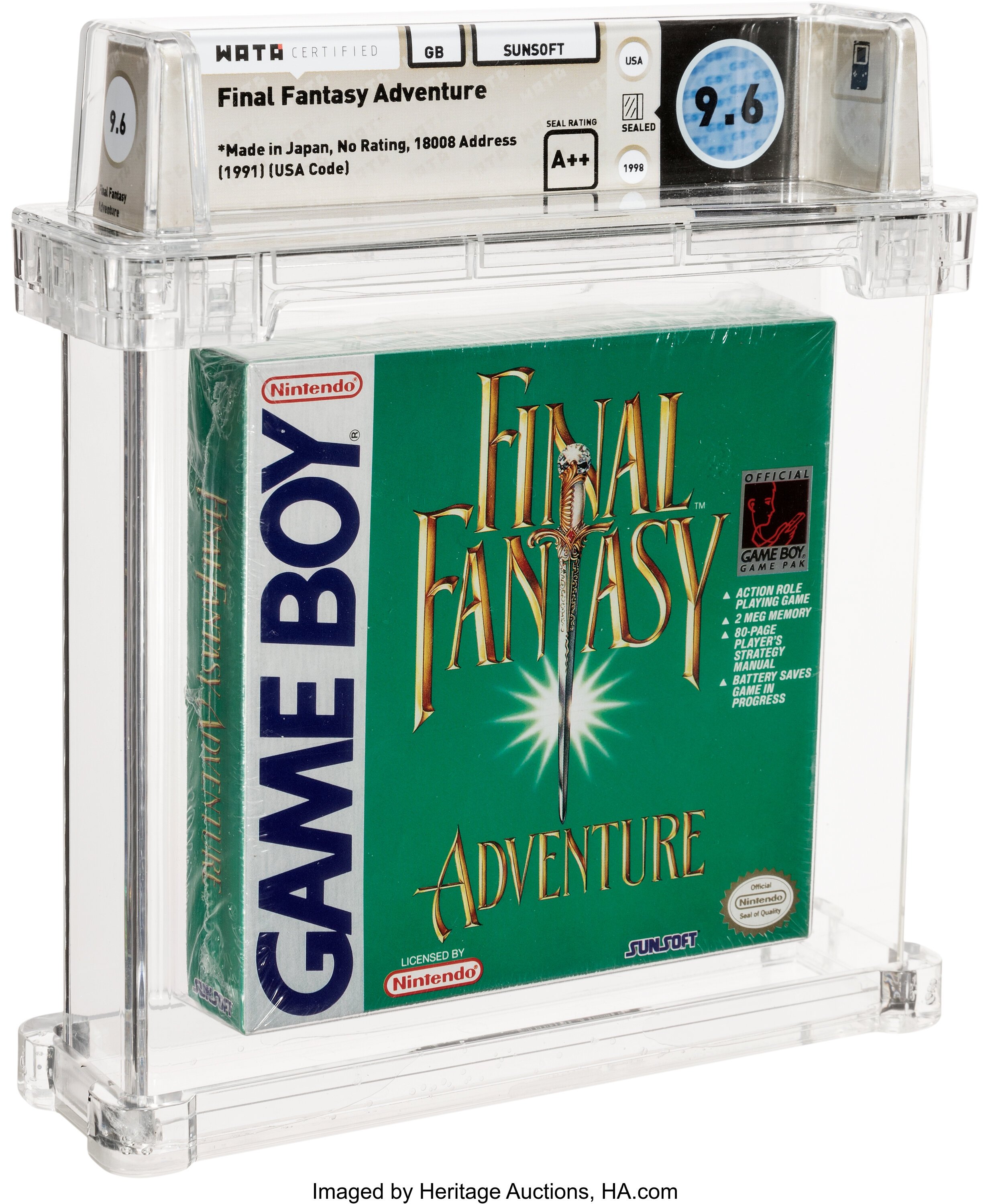 Final Fantasy Adventure (Game Boy): PSA Pop Report & Prices
