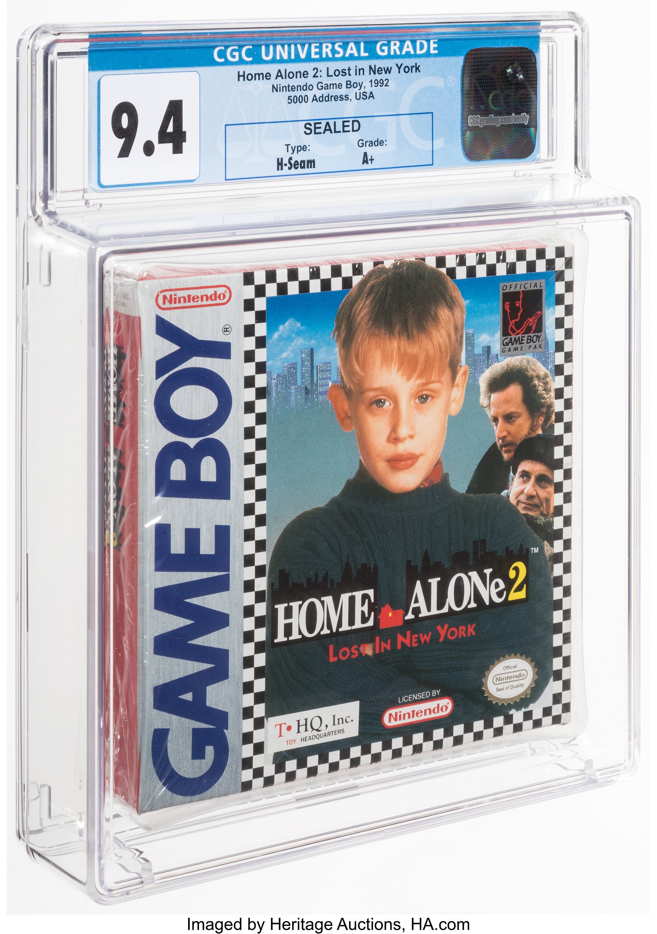 Home Alone 2: Lost in New York (Game Boy) — PSA Pop & Prices