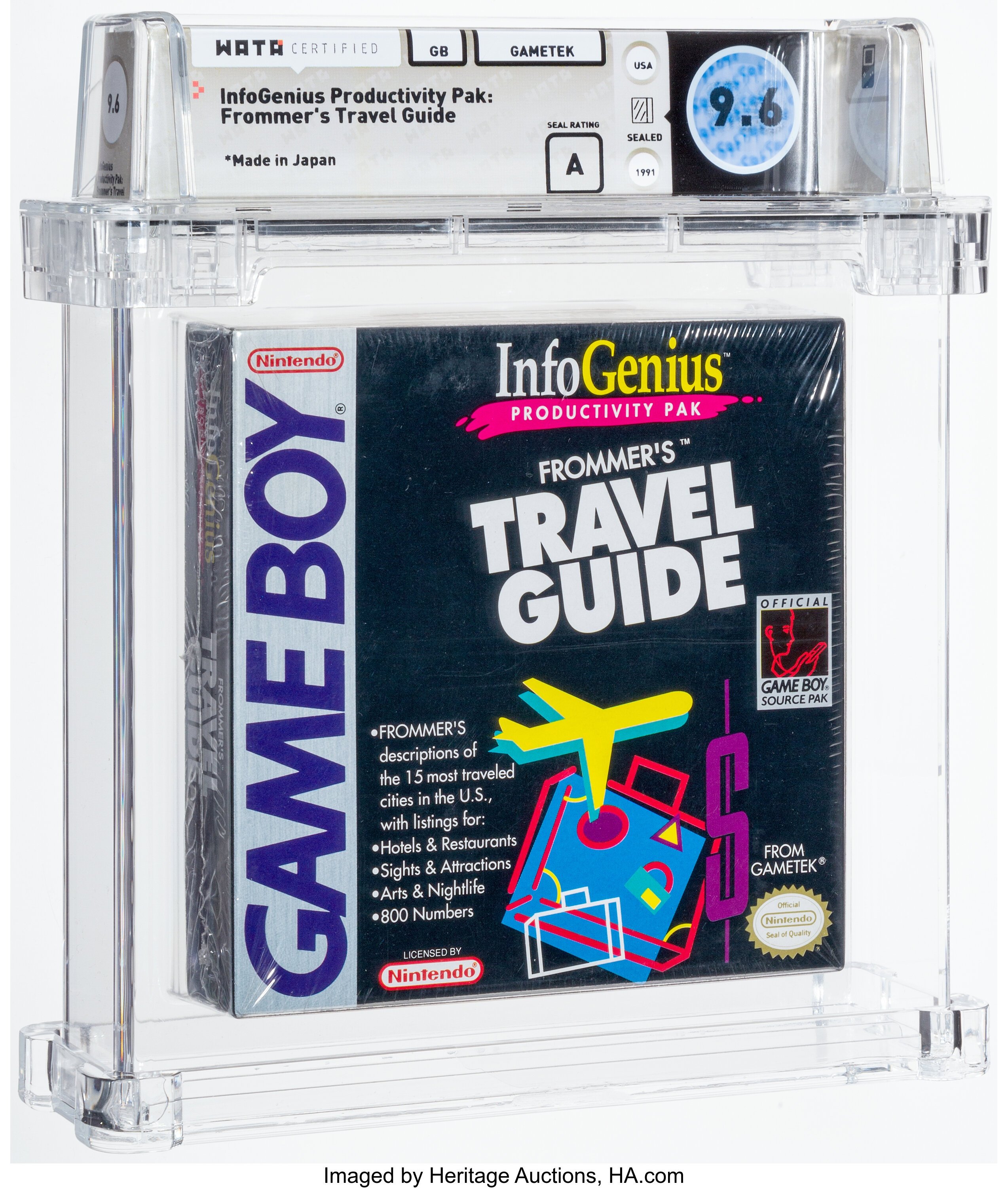 InfoGenius Productivity Pak: Frommer's Travel Guide (Game Boy)