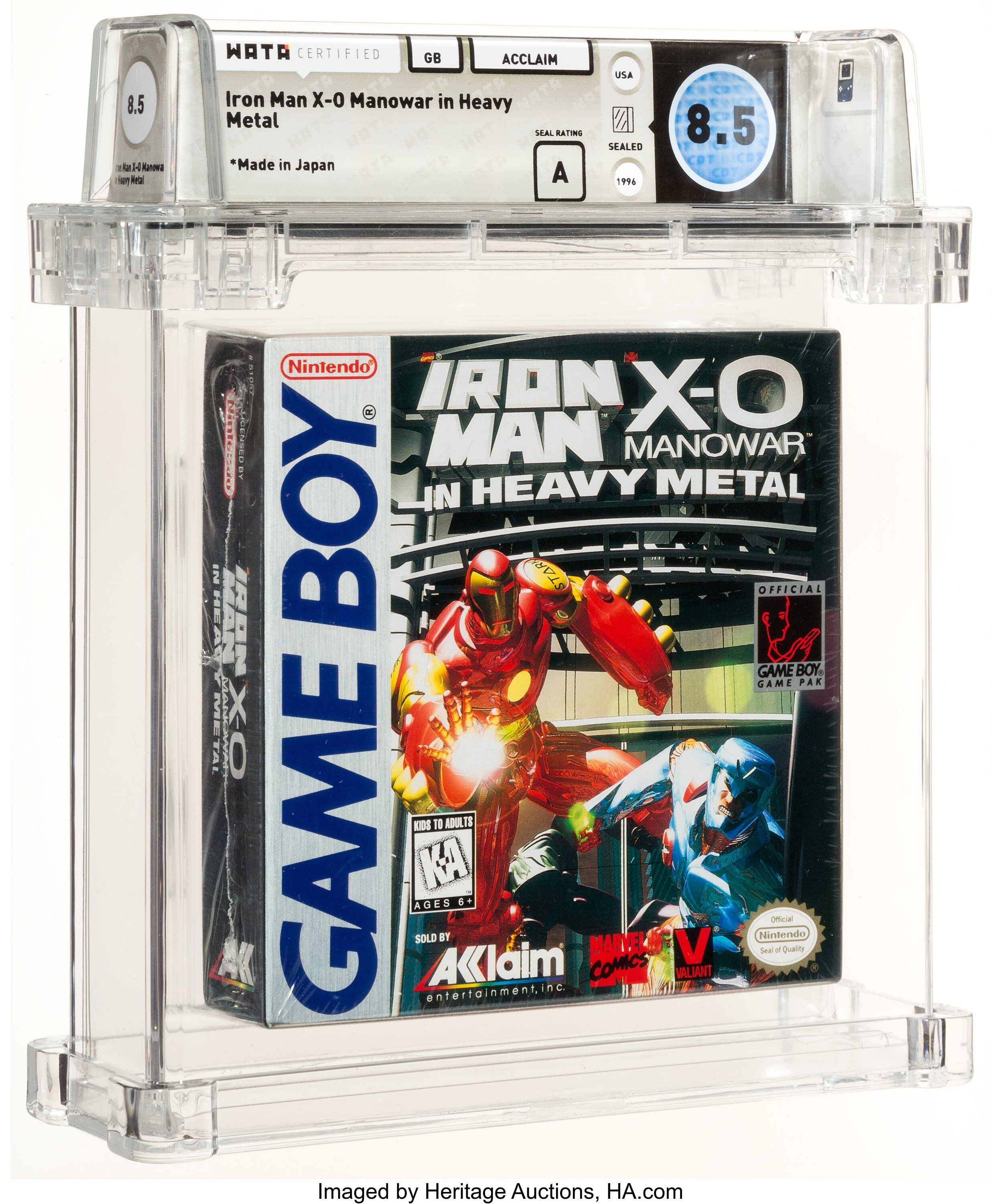 Iron Man X-O Manowar in Heavy Metal (Game Boy): Pop Report
