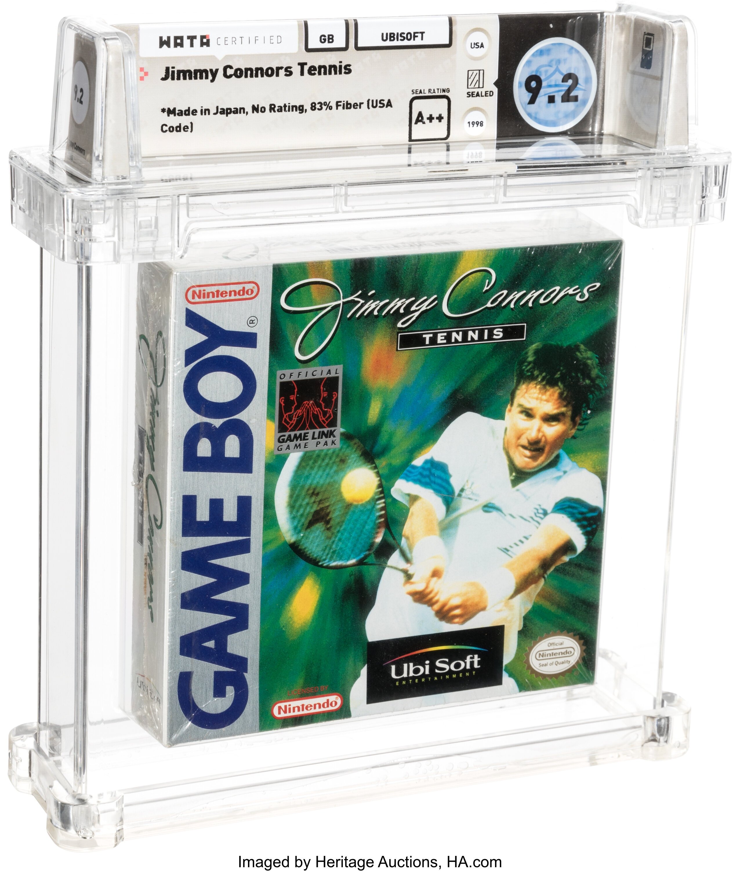 Jimmy Connors Tennis (Game Boy): PSA Pop Report & Prices