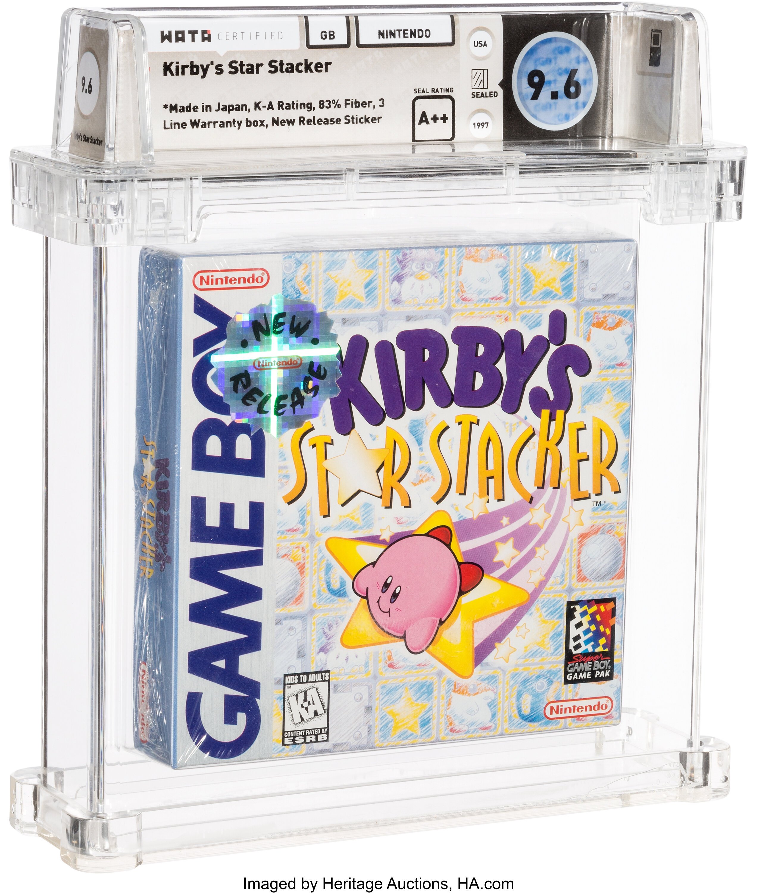 Kirby's Star Stacker (Game Boy): PSA Pop Report & Prices
