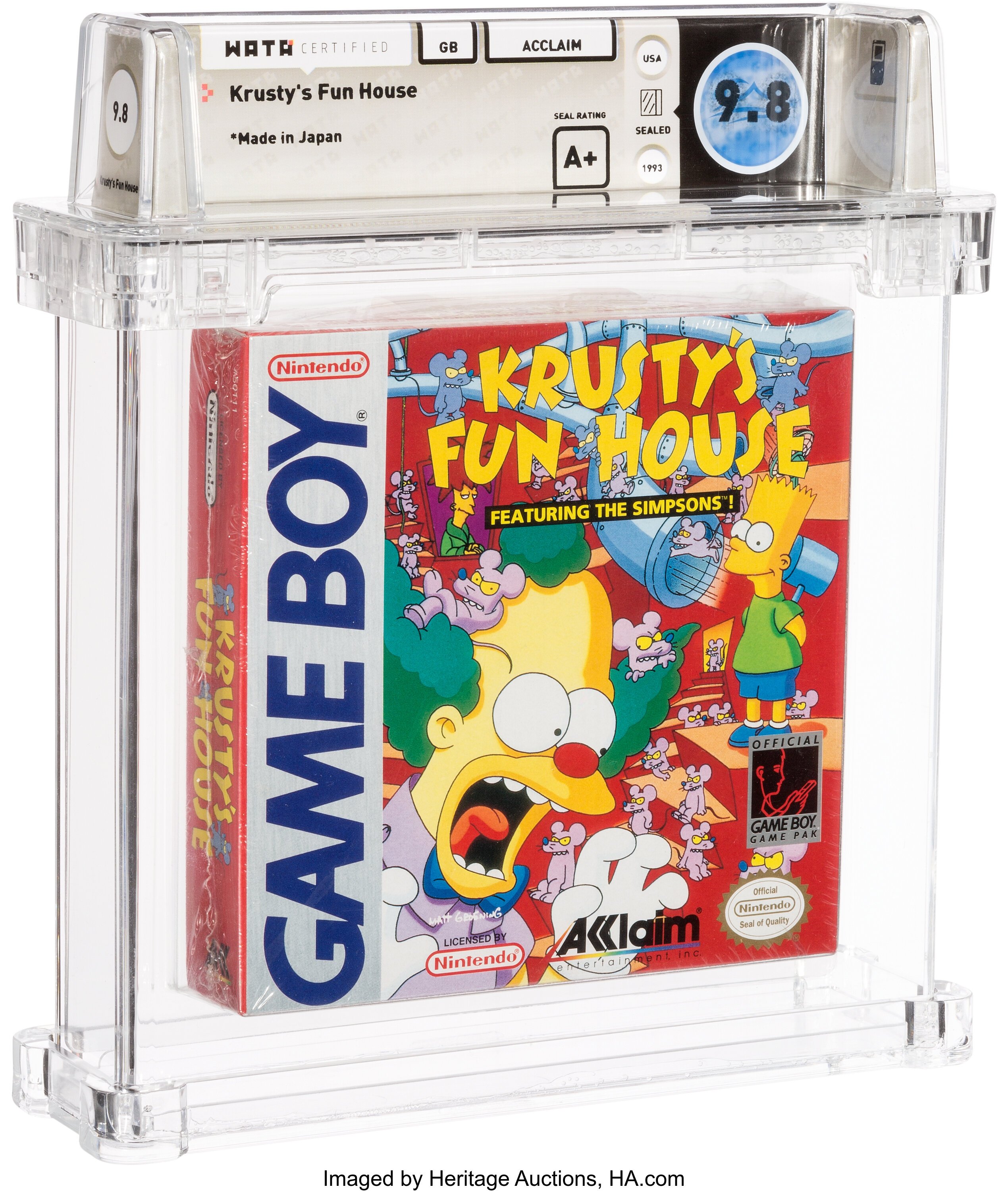 Krusty's Fun House (Game Boy): PSA Pop Report & Prices