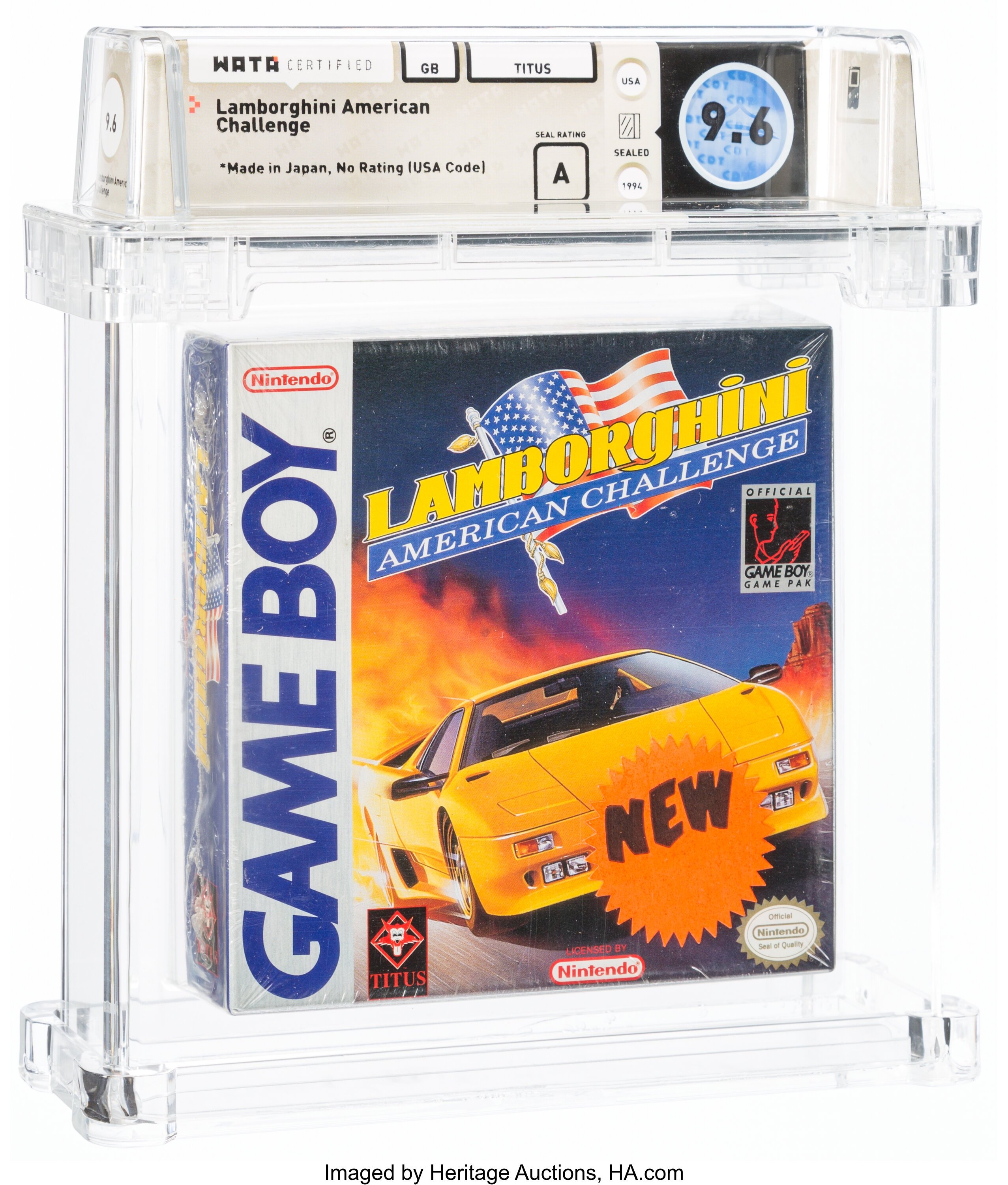 Lamborghini American Challenge (Game Boy): PSA Pop & Prices