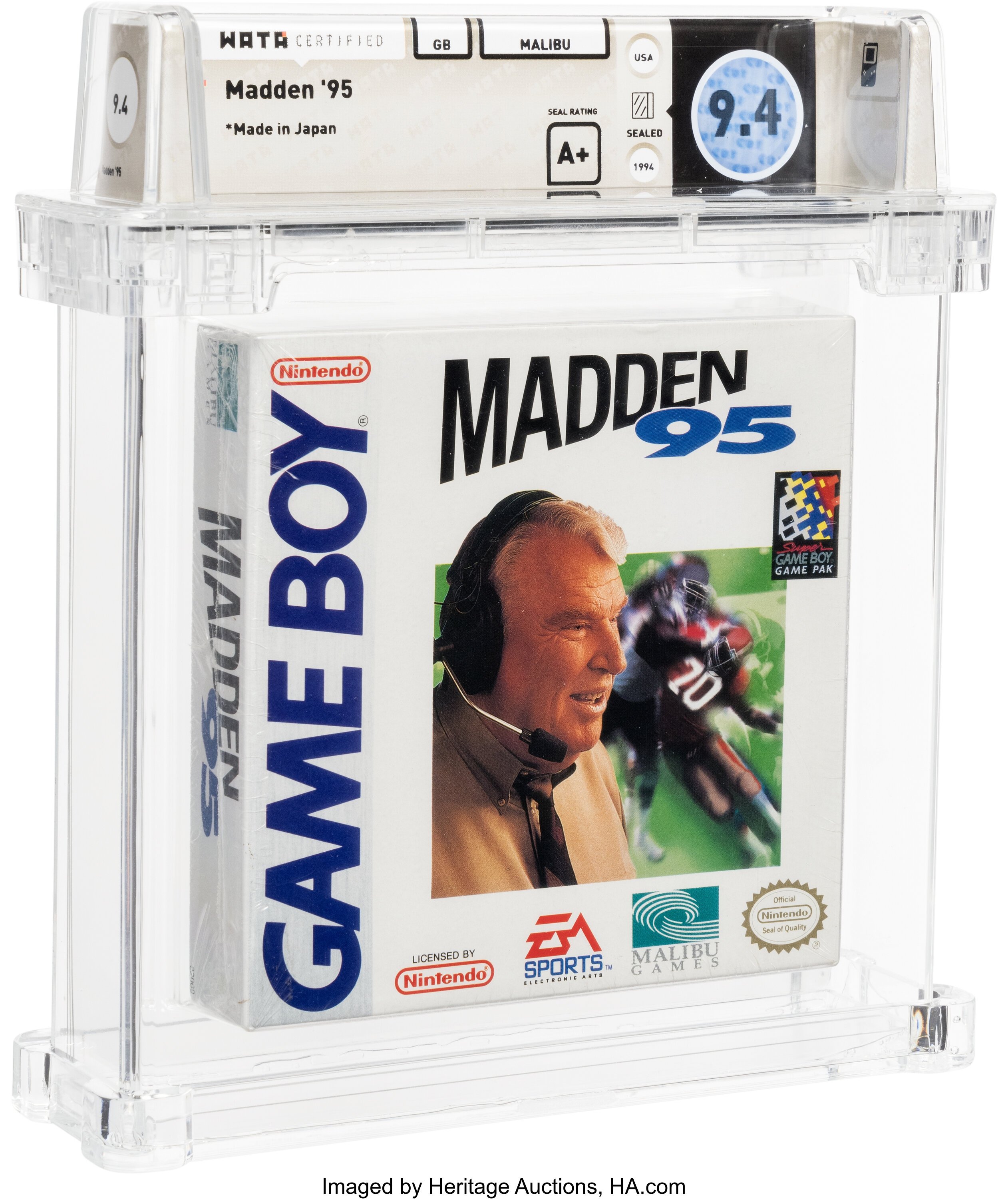 Madden '95 (Game Boy): PSA Pop Report & Prices