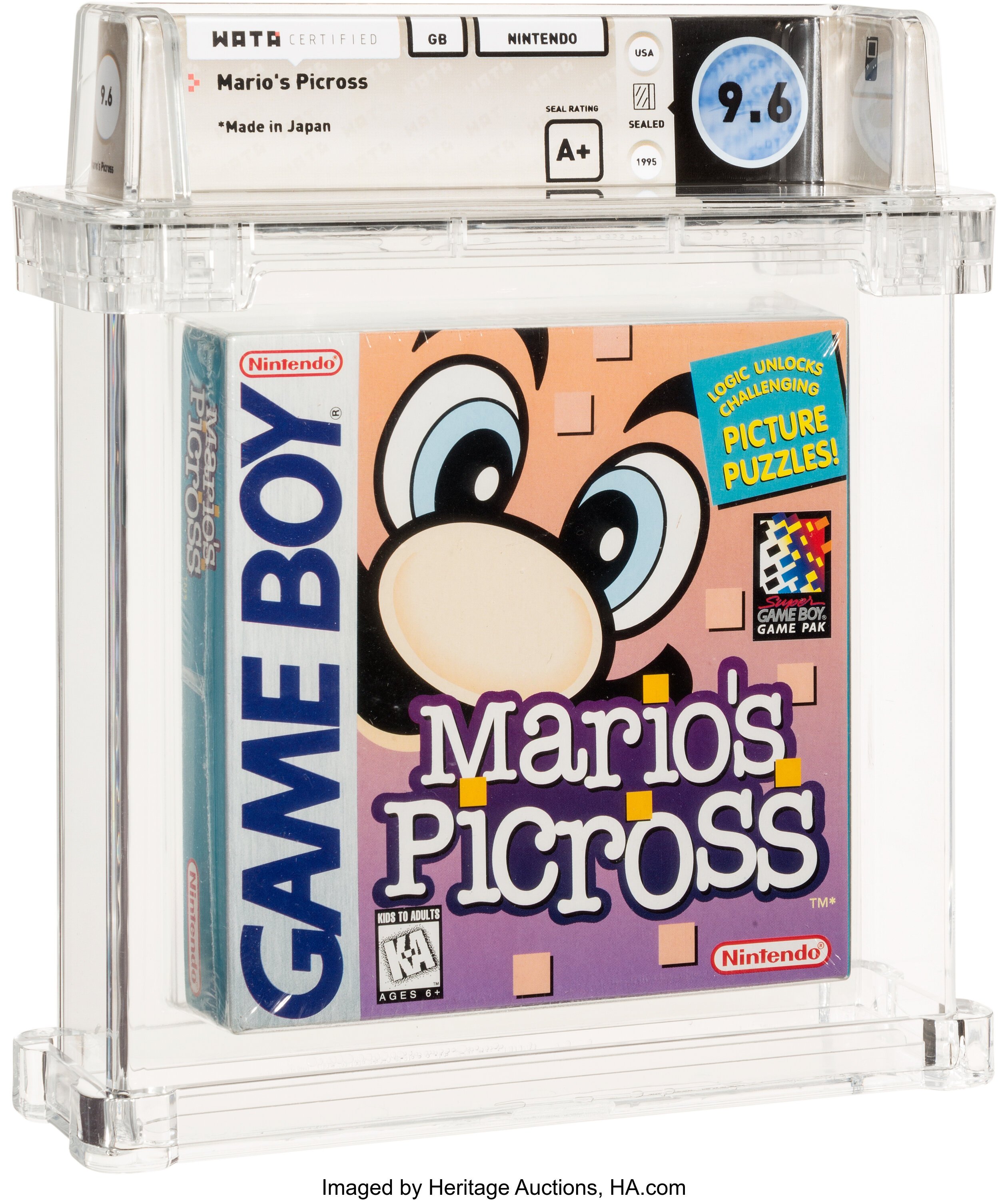 Mario's Picross (Game Boy): PSA Pop Report & Prices