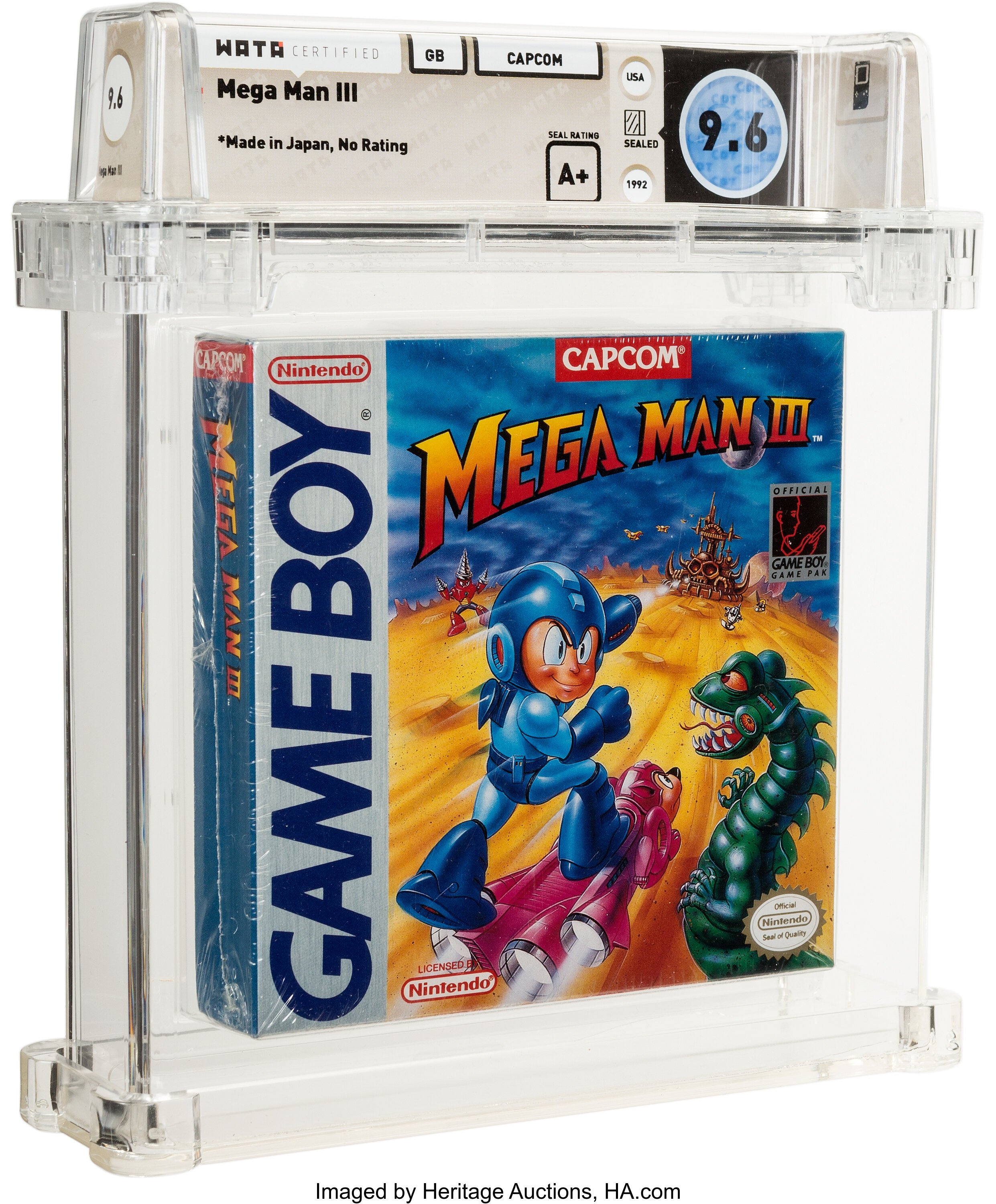 Mega Man III graded slab