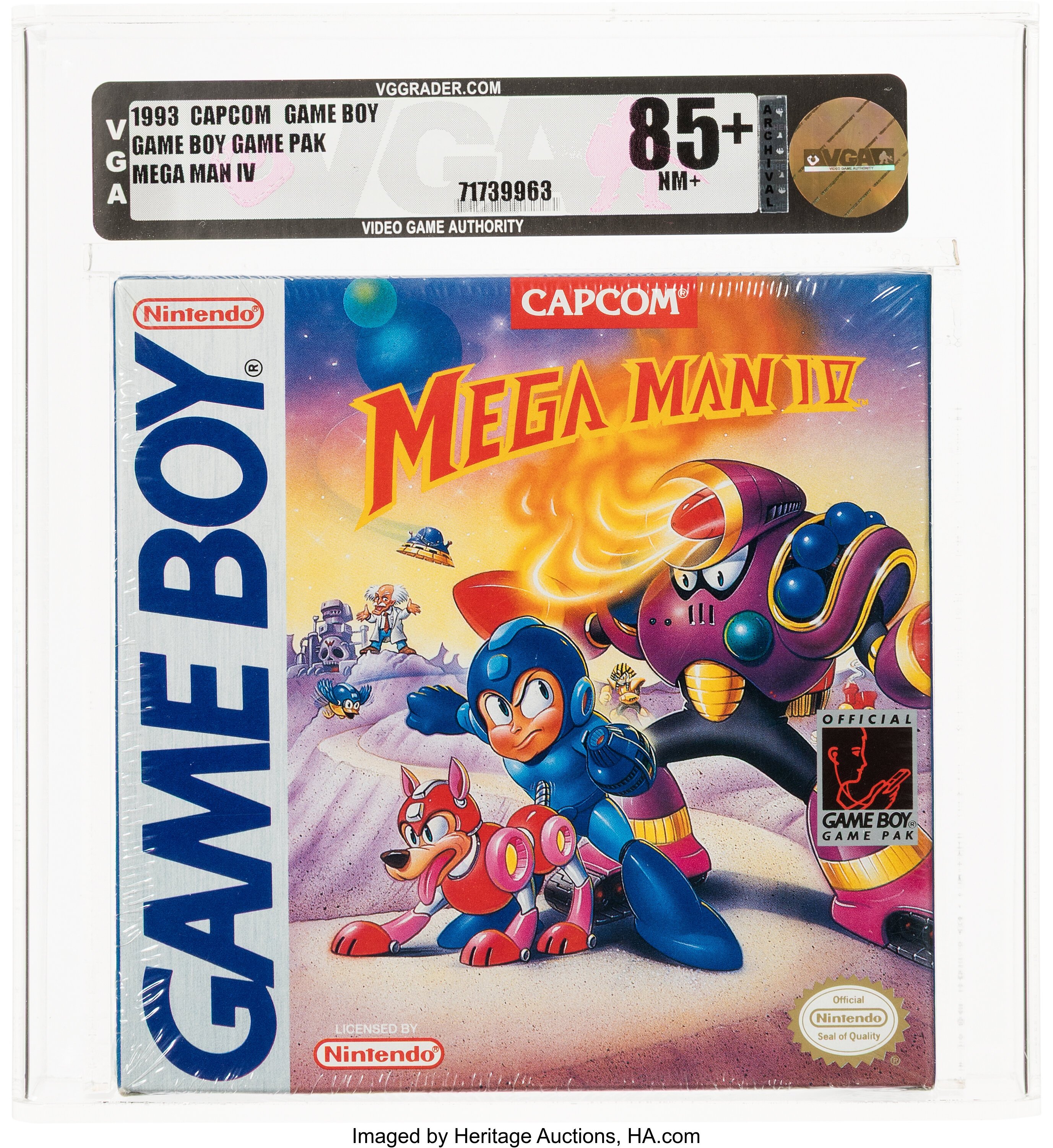 Mega Man IV graded slab