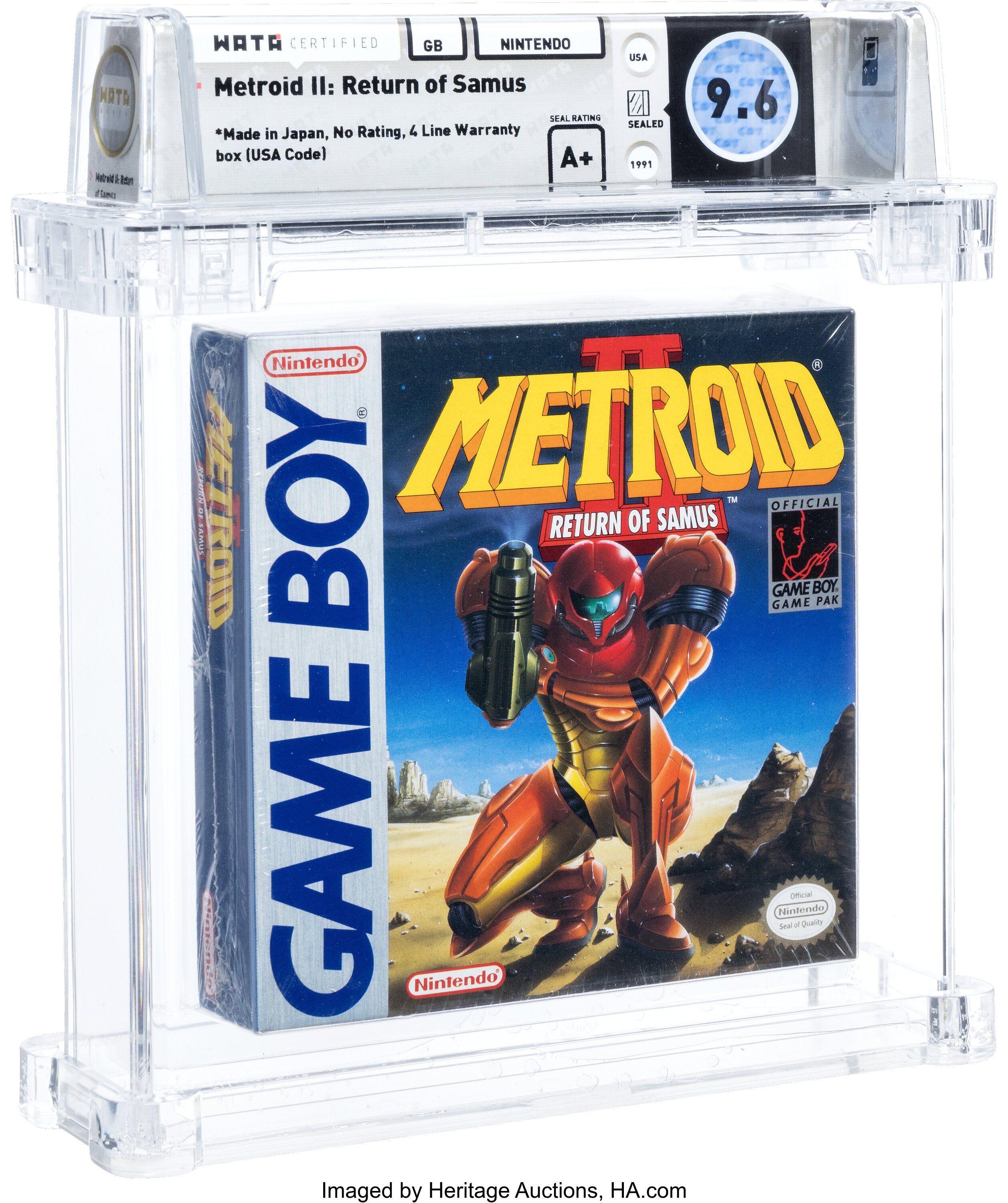 Metroid II: Return of Samus (Game Boy) — PSA Pop & Prices