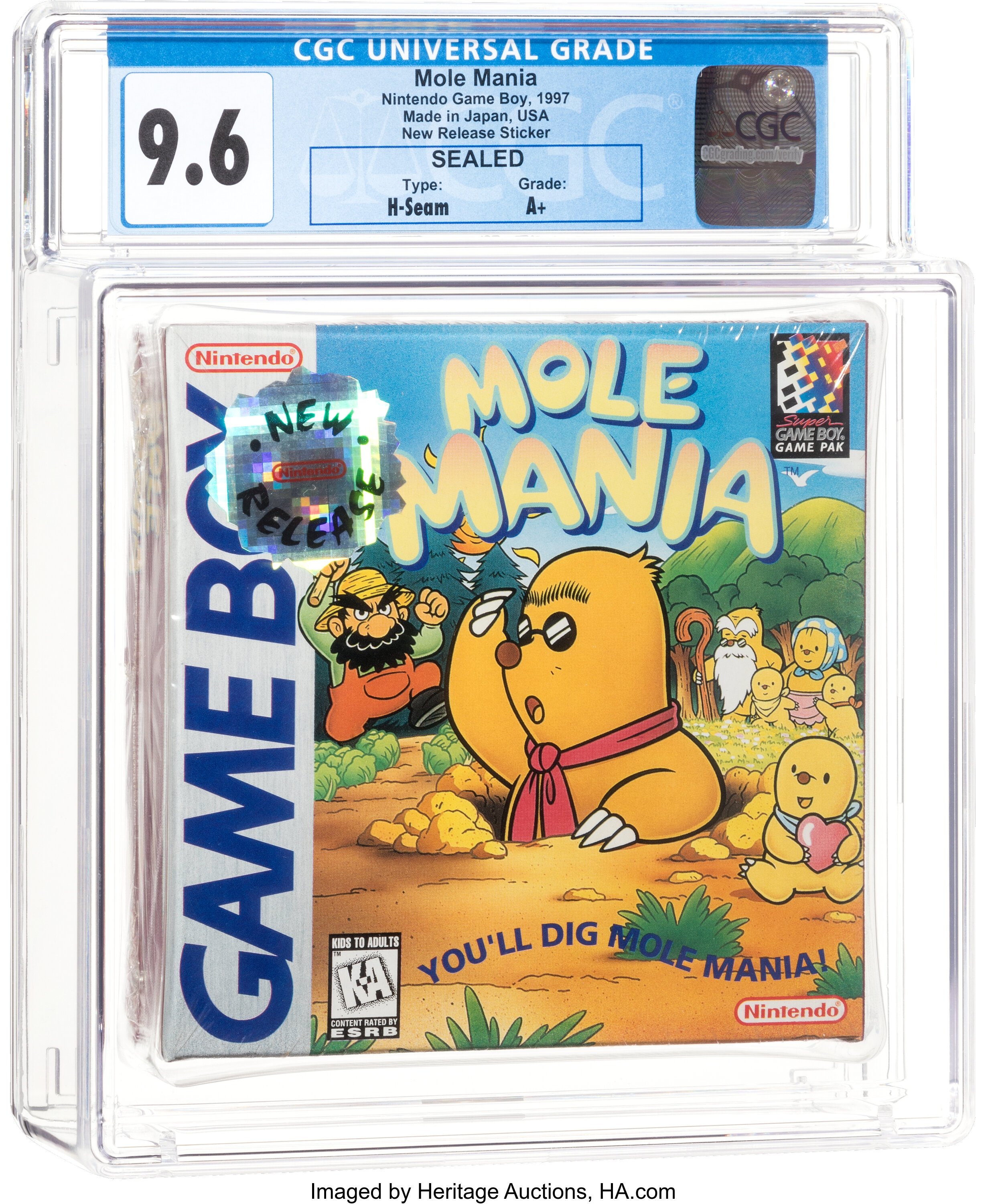 Mole Mania (Game Boy): PSA Pop Report & Prices