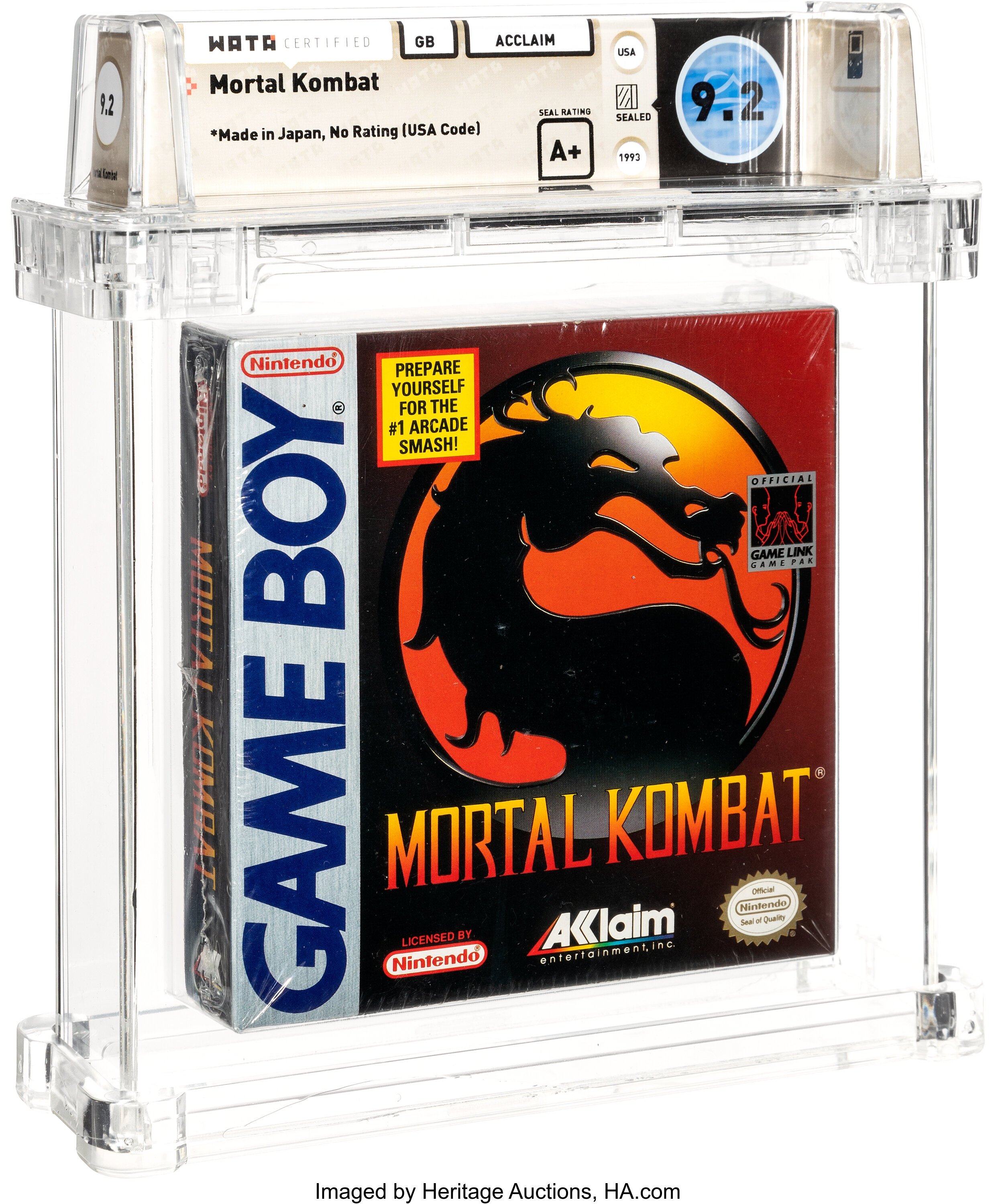 Mortal Kombat (Game Boy): PSA Pop Report & Prices
