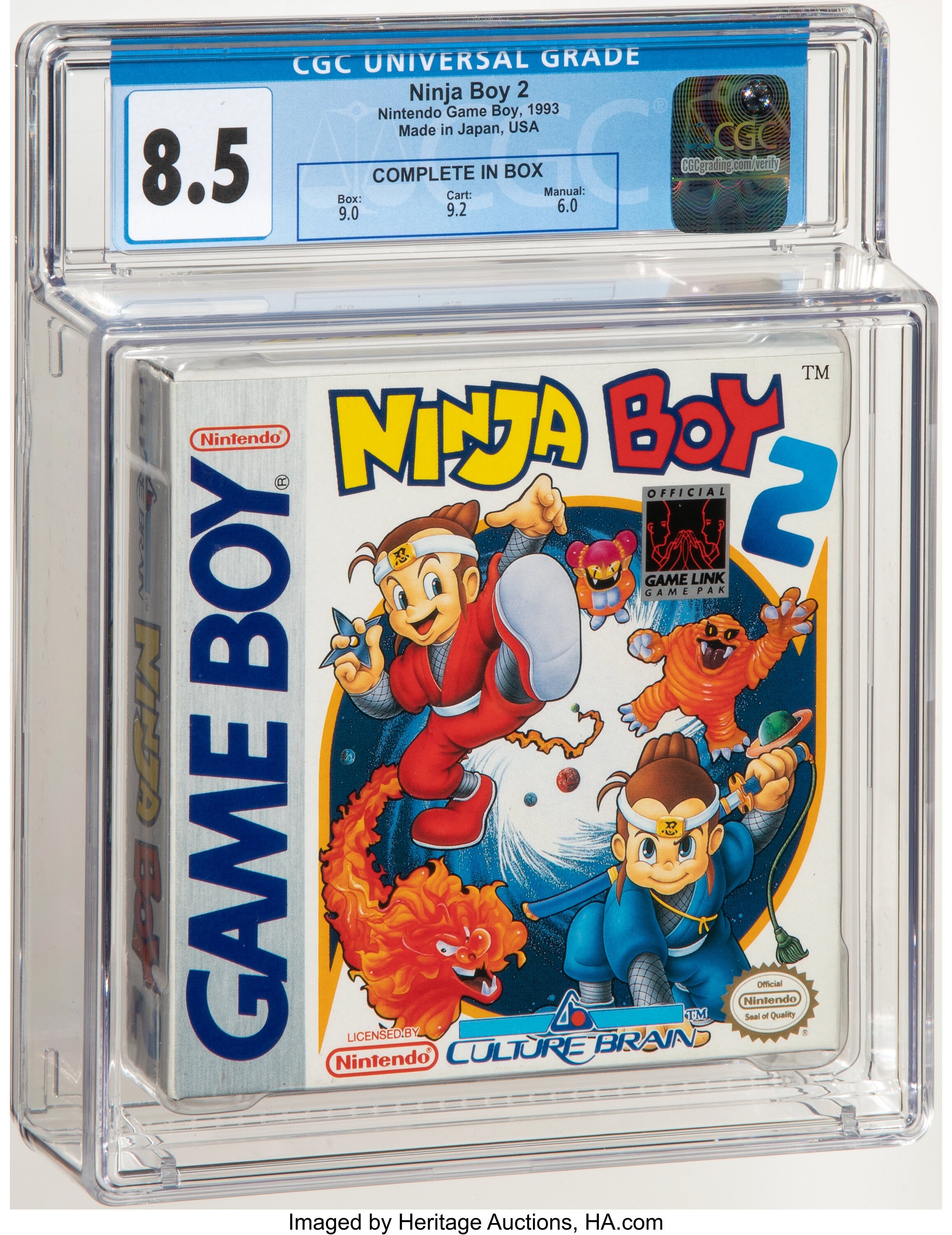 Ninja Boy 2 (Game Boy): PSA Pop Report & Prices