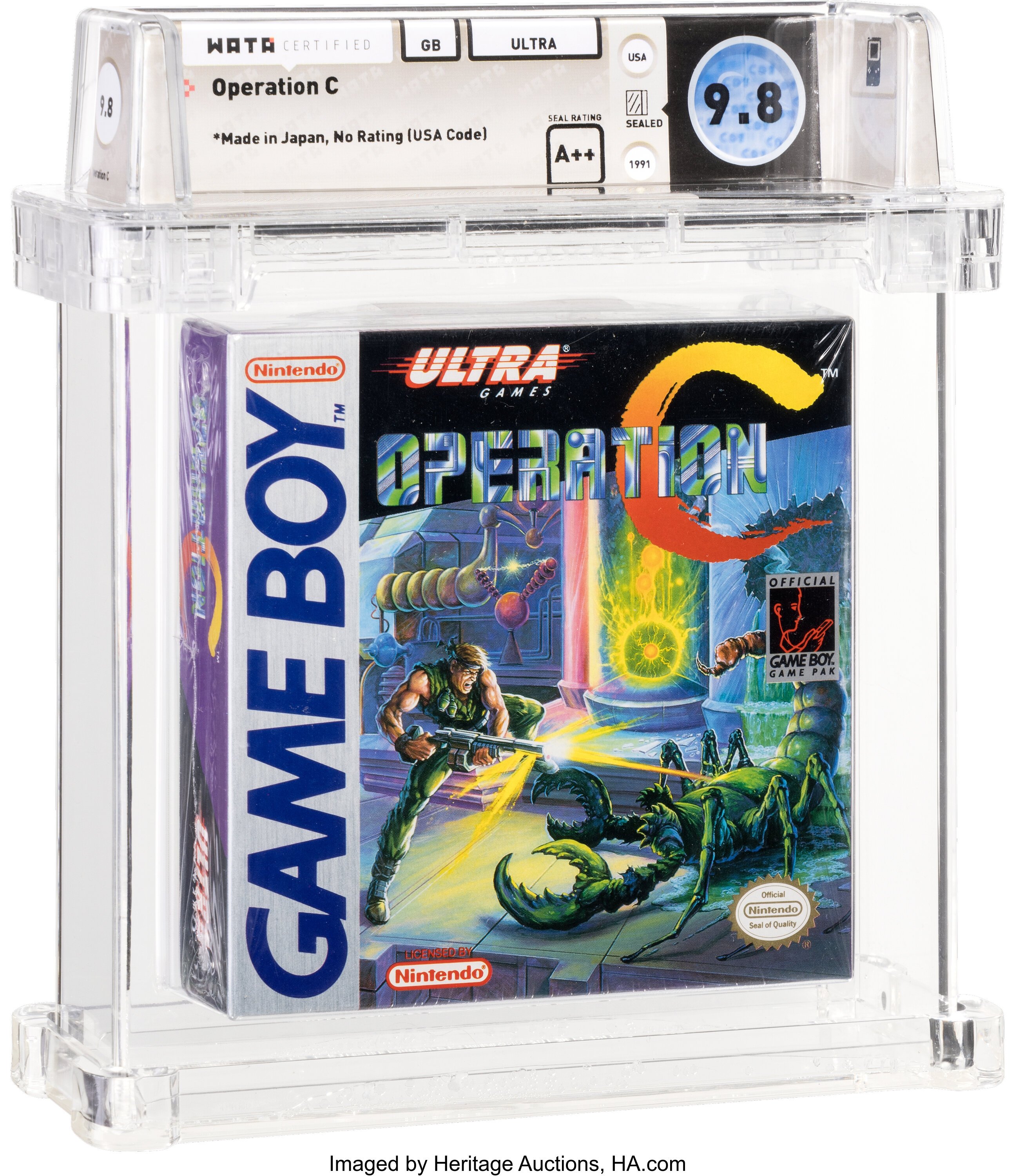 Operation C (Game Boy): PSA Pop Report & Prices