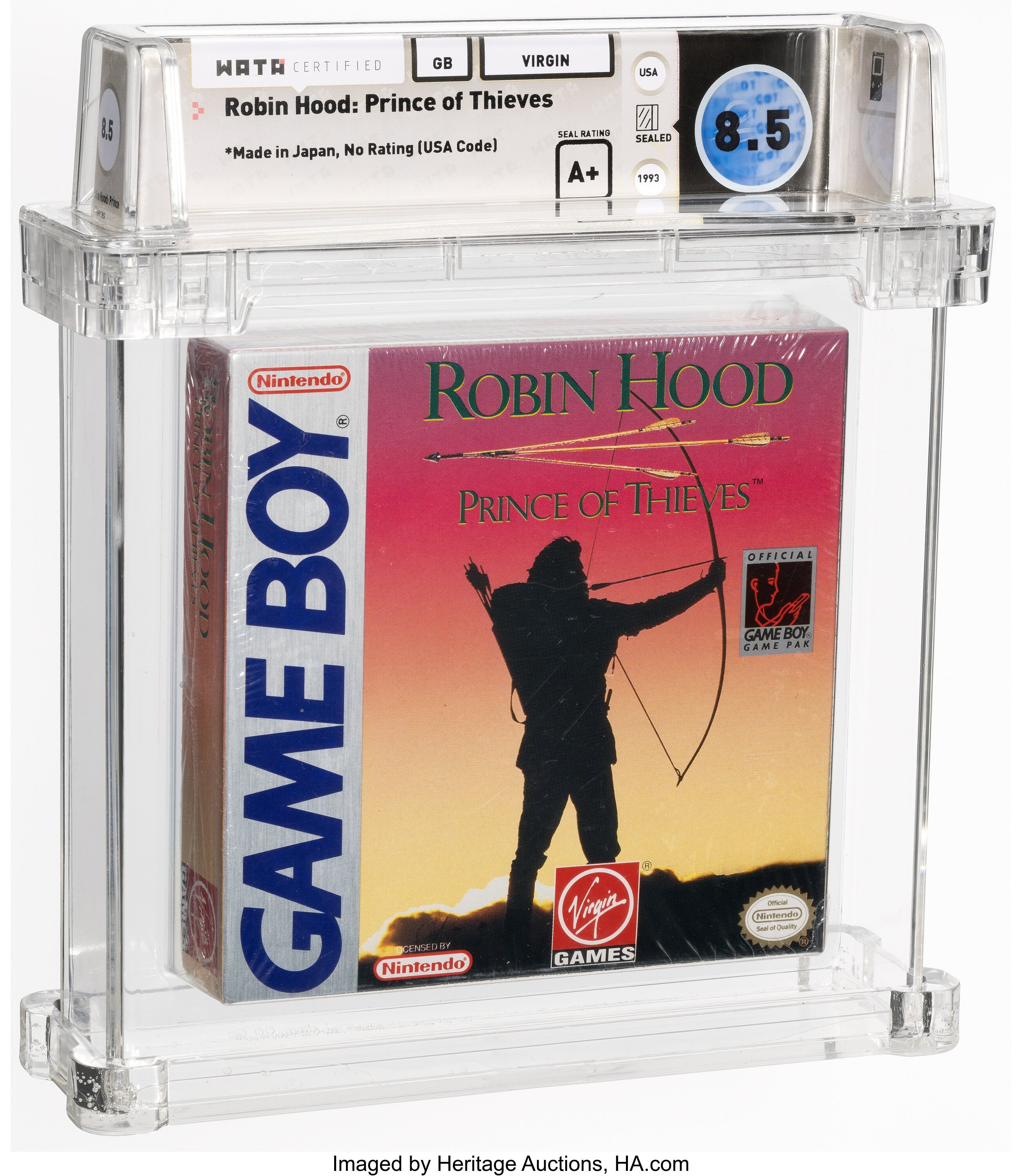 Robin Hood: Prince of Thieves (Game Boy) — PSA Pop & Prices