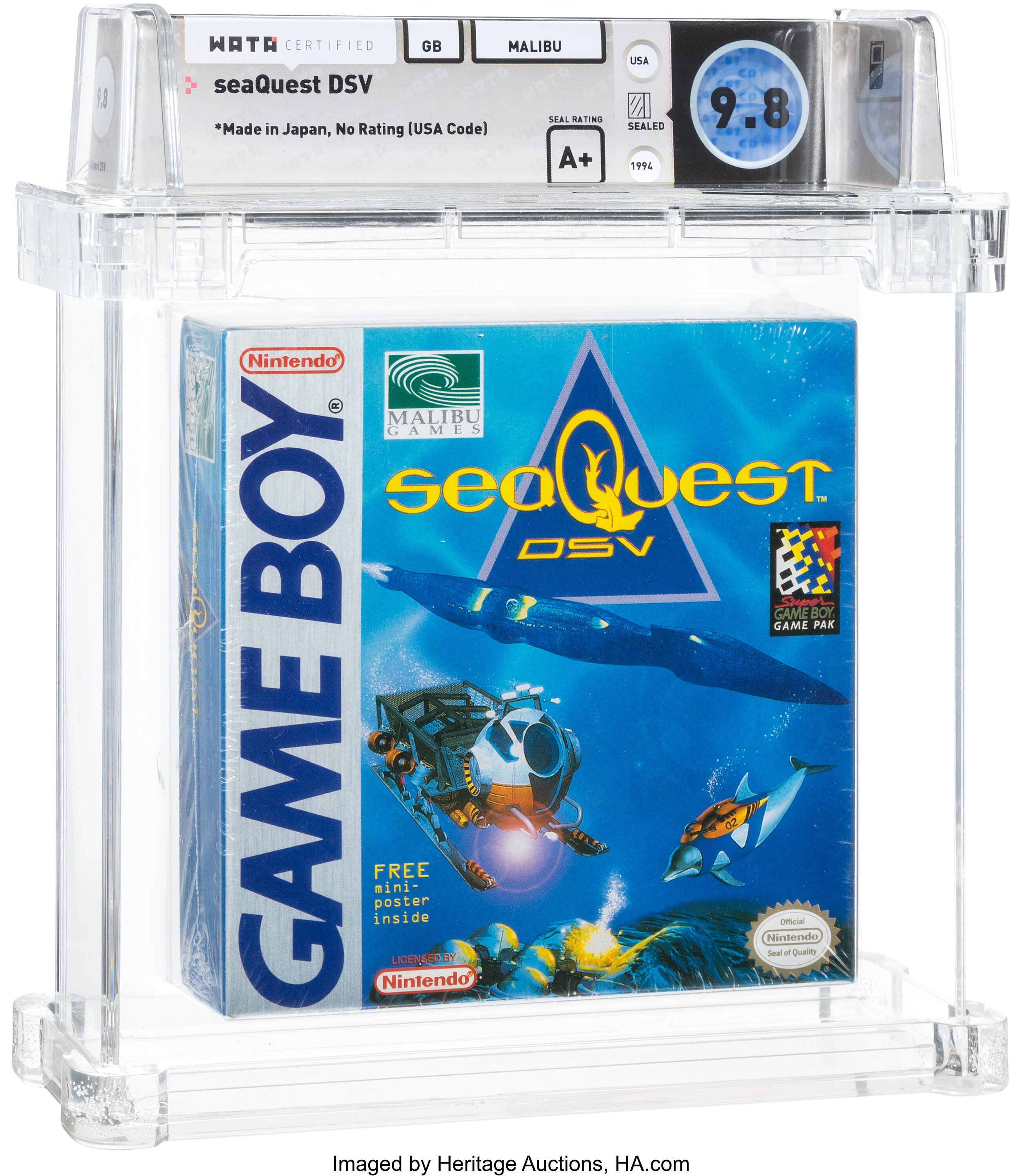 seaQuest DSV (Game Boy): PSA Pop Report & Prices