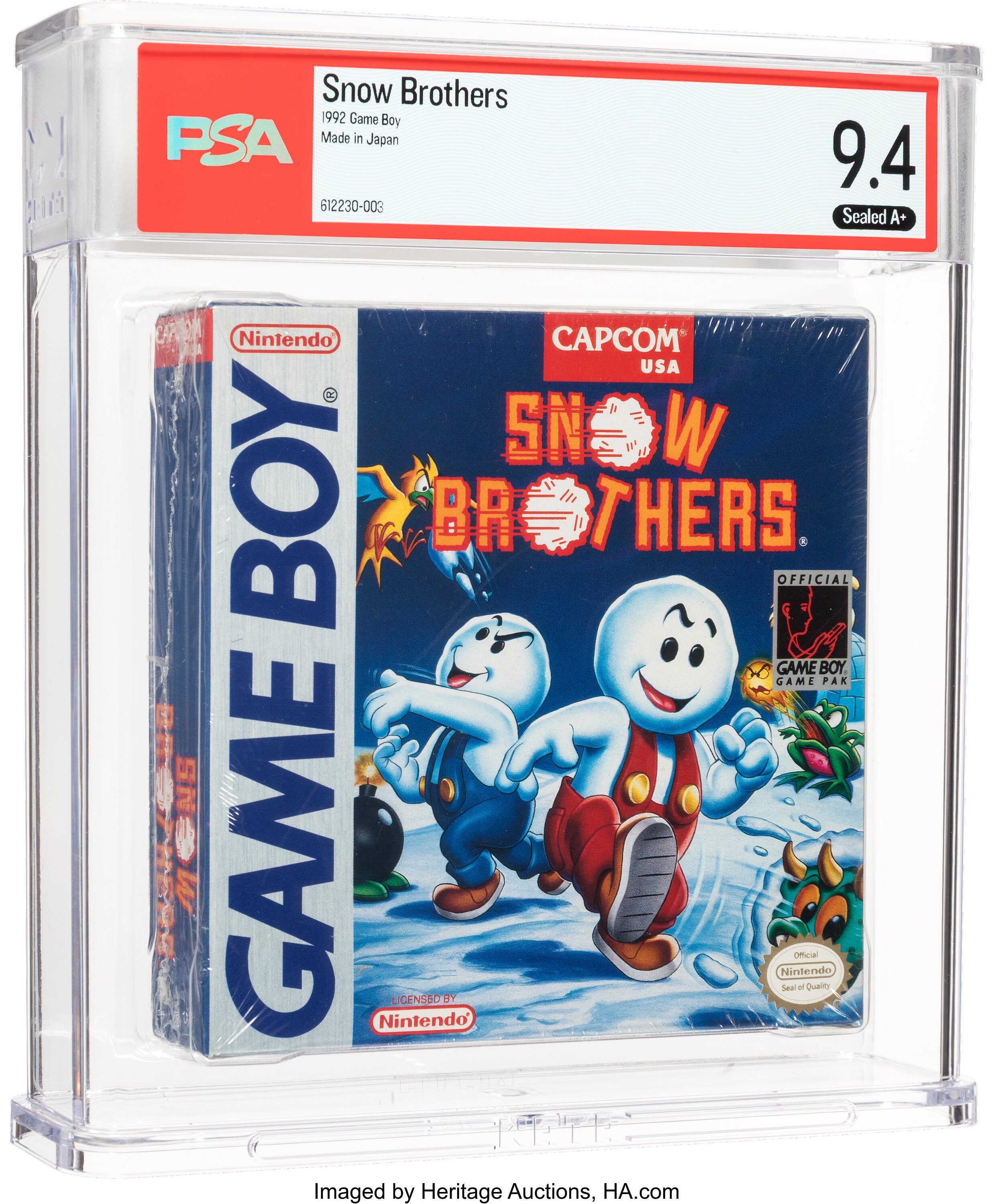 Snow Brothers (Game Boy): PSA Pop Report & Prices