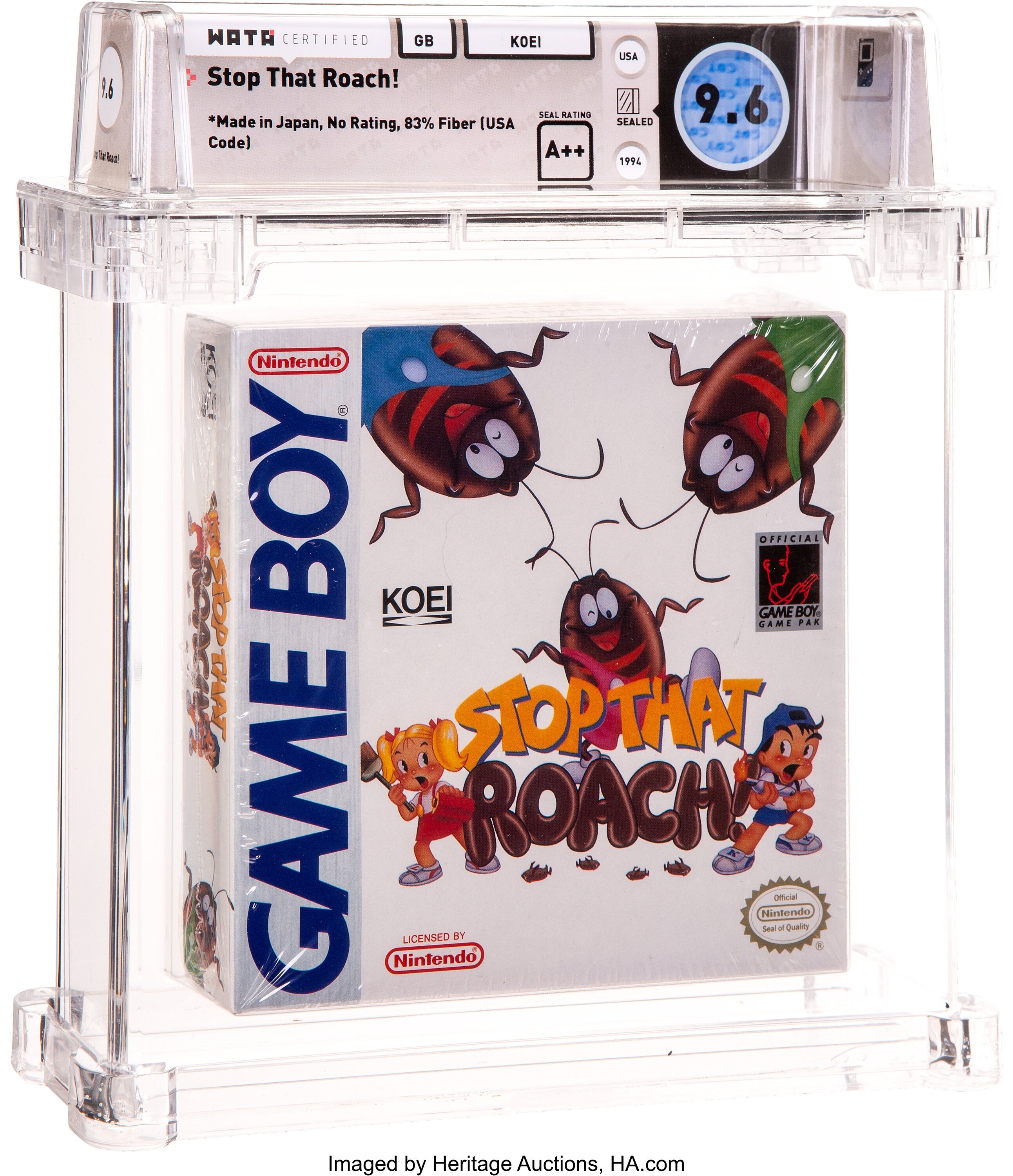 Stop That Roach! (Game Boy): PSA Pop Report & Prices