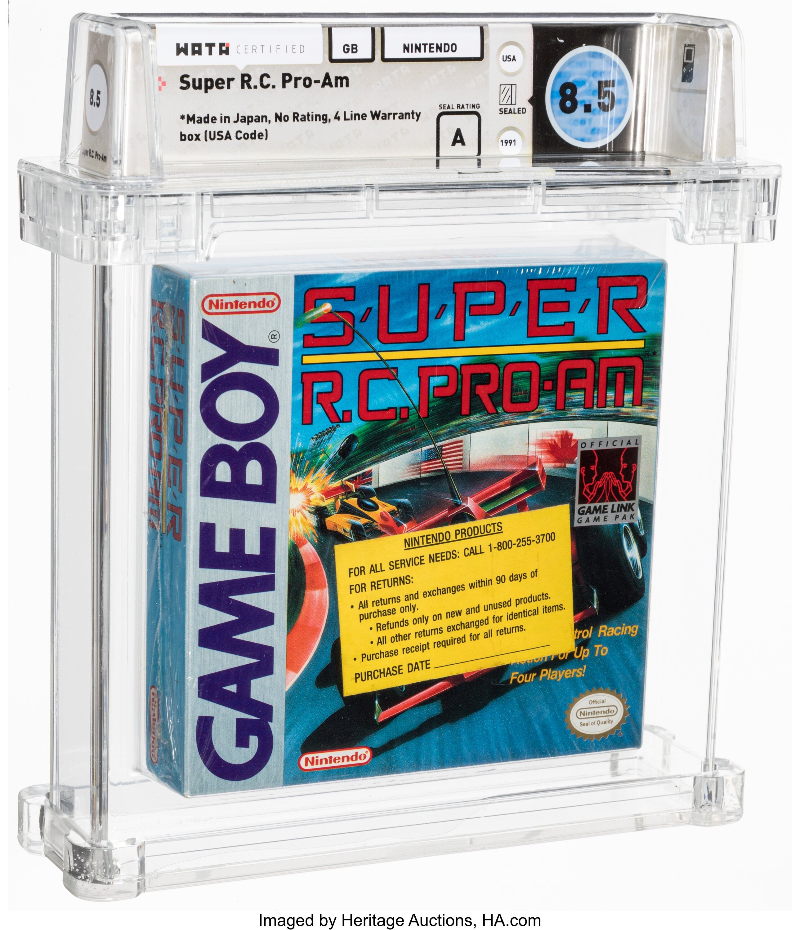 Super R.C. Pro-Am (Game Boy): PSA Pop Report & Prices