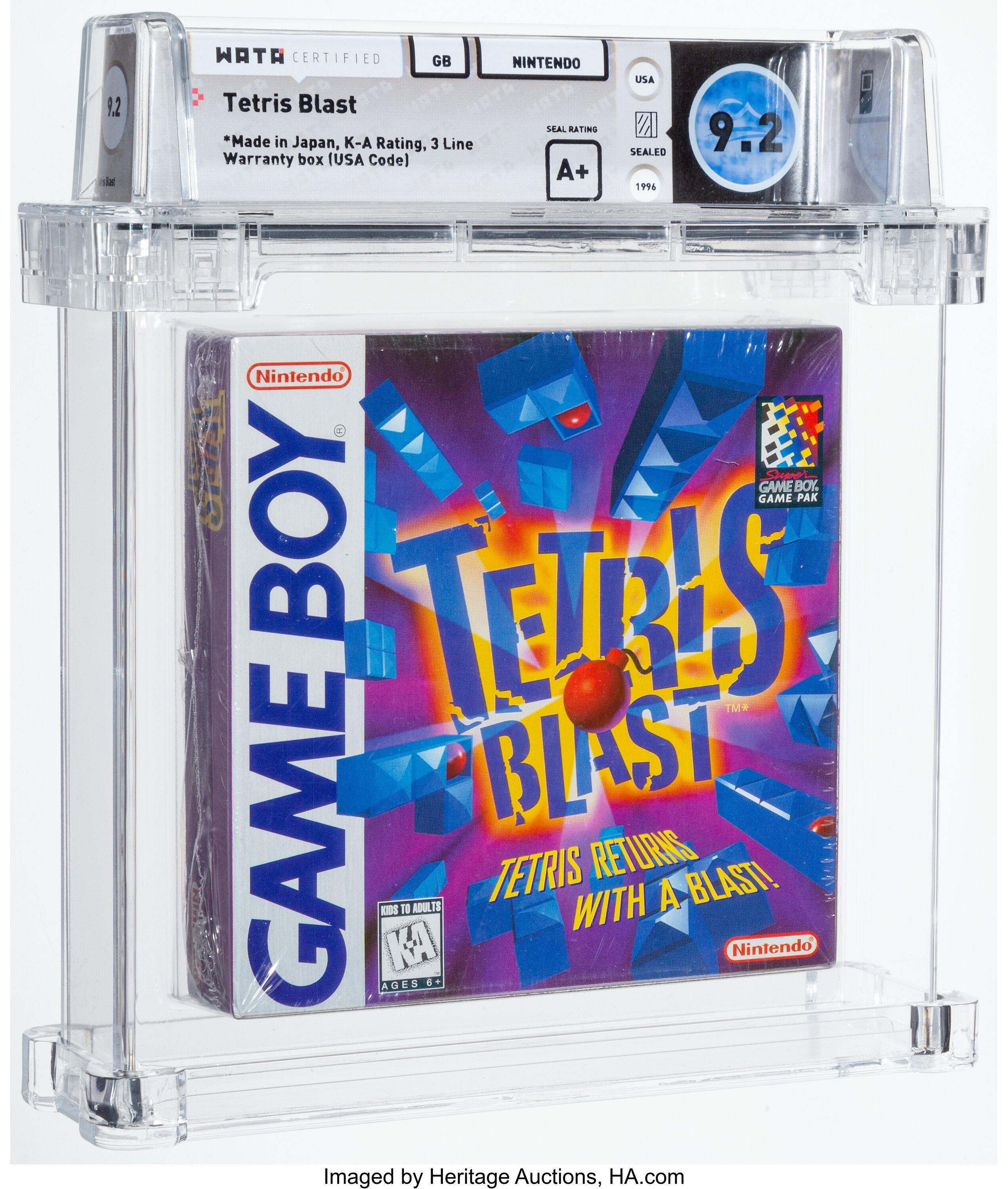 Tetris Blast (Game Boy): PSA Pop Report & Prices