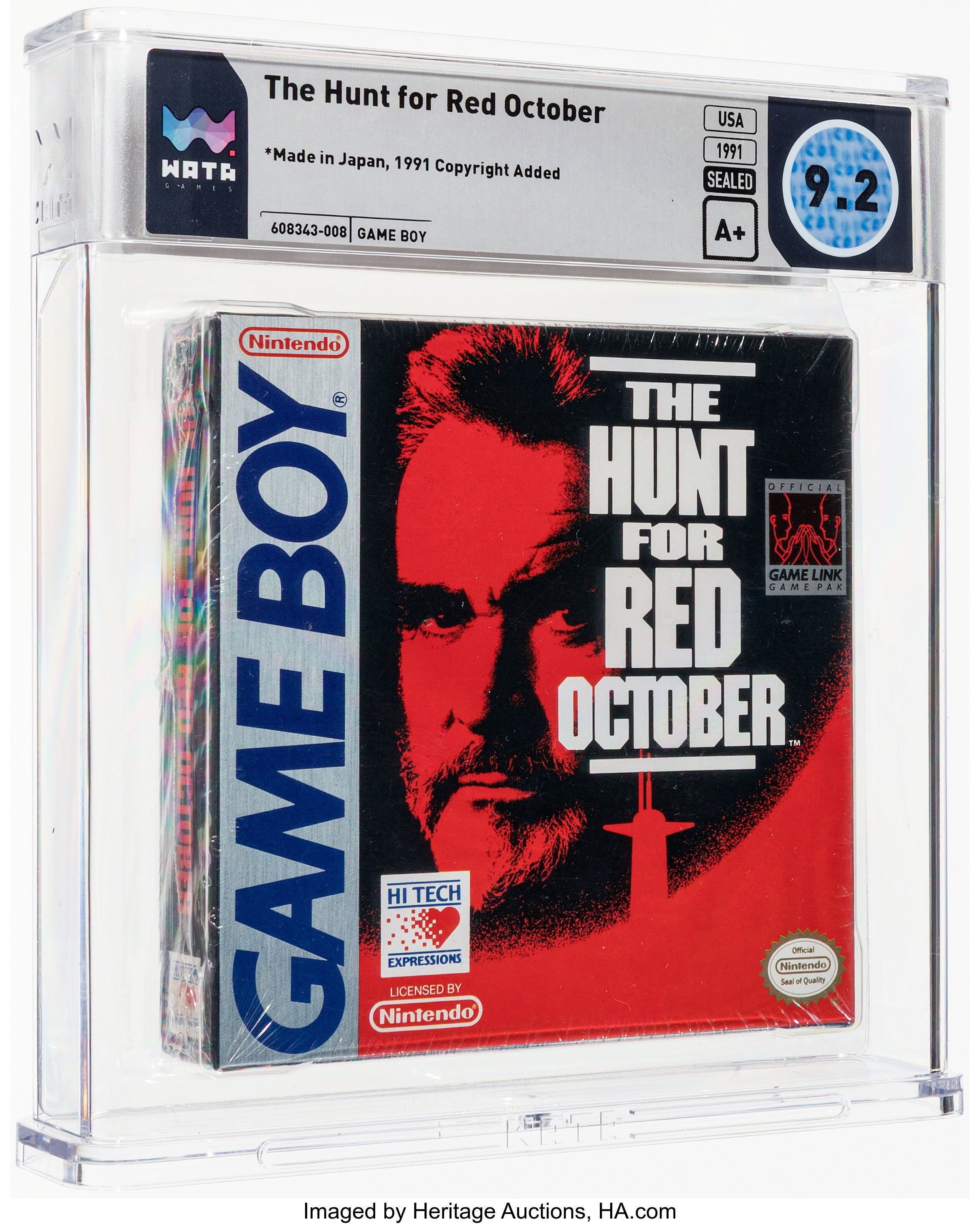 The Hunt for Red October (Game Boy): PSA Pop Report & Prices