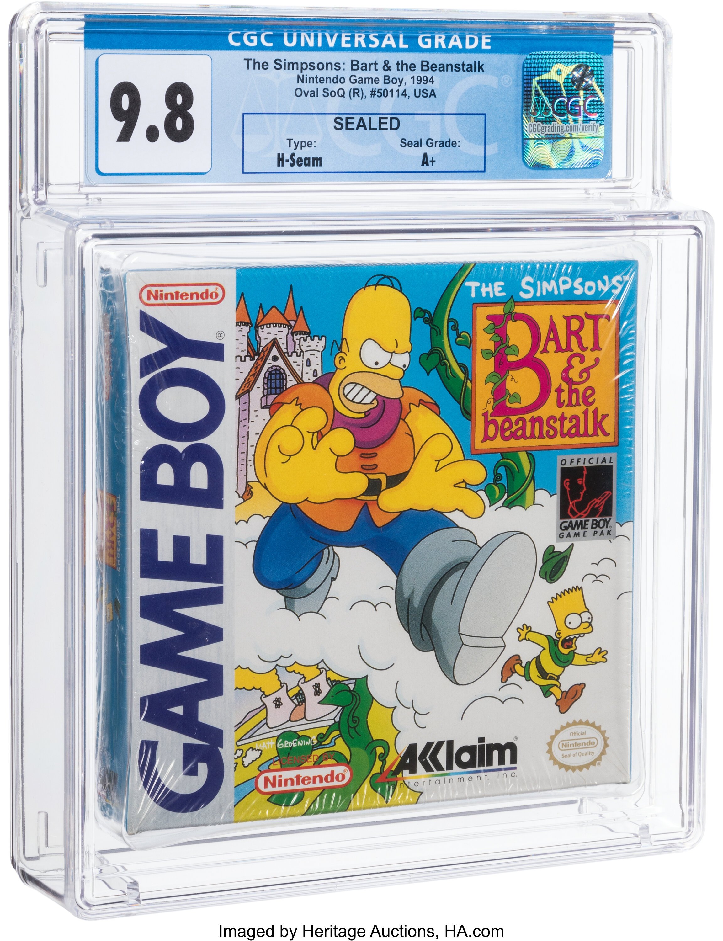 The Simpsons: Bart & the Beanstalk (Game Boy) — Pop Report