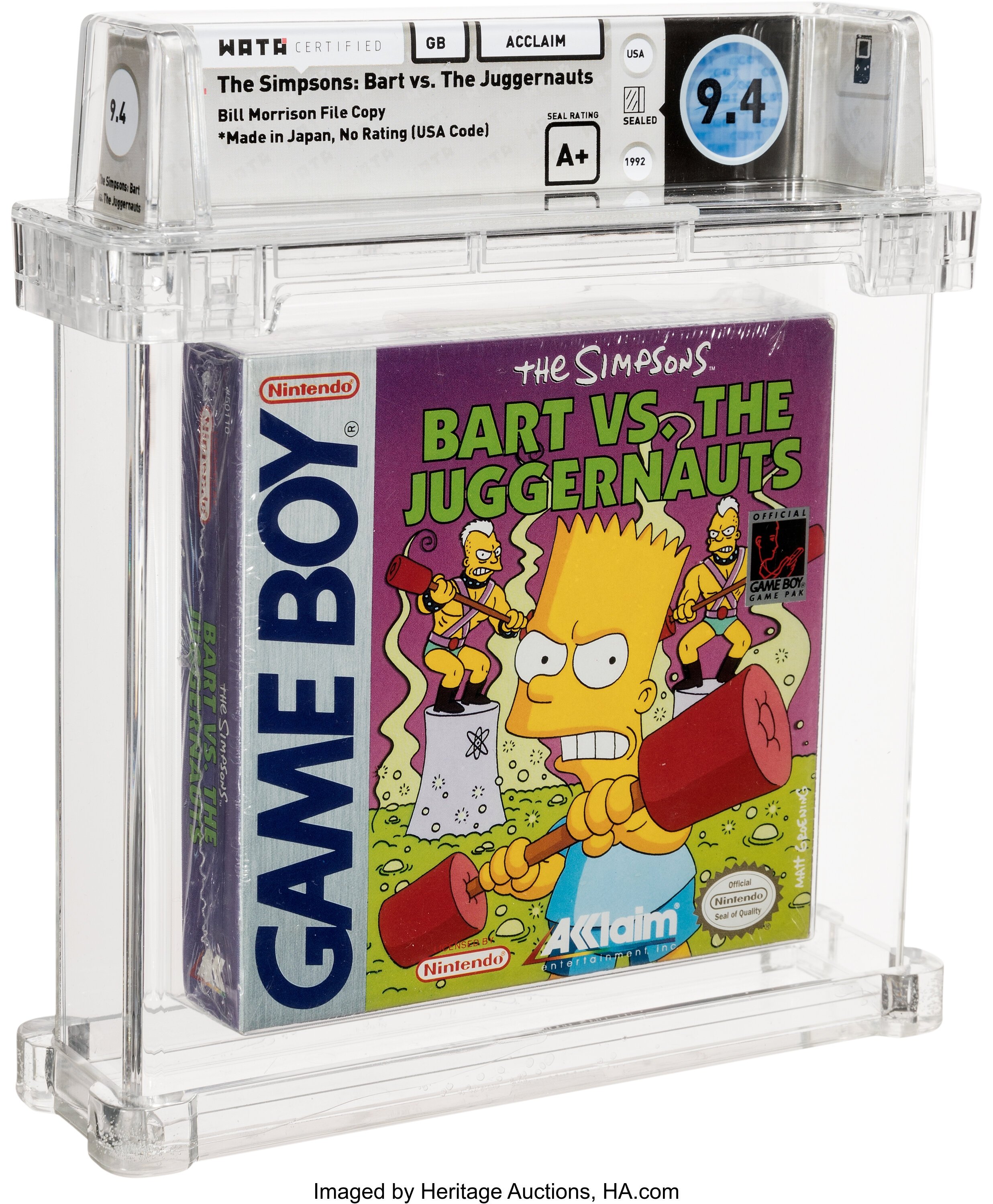 The Simpsons: Bart vs. The Juggernauts (Game Boy)