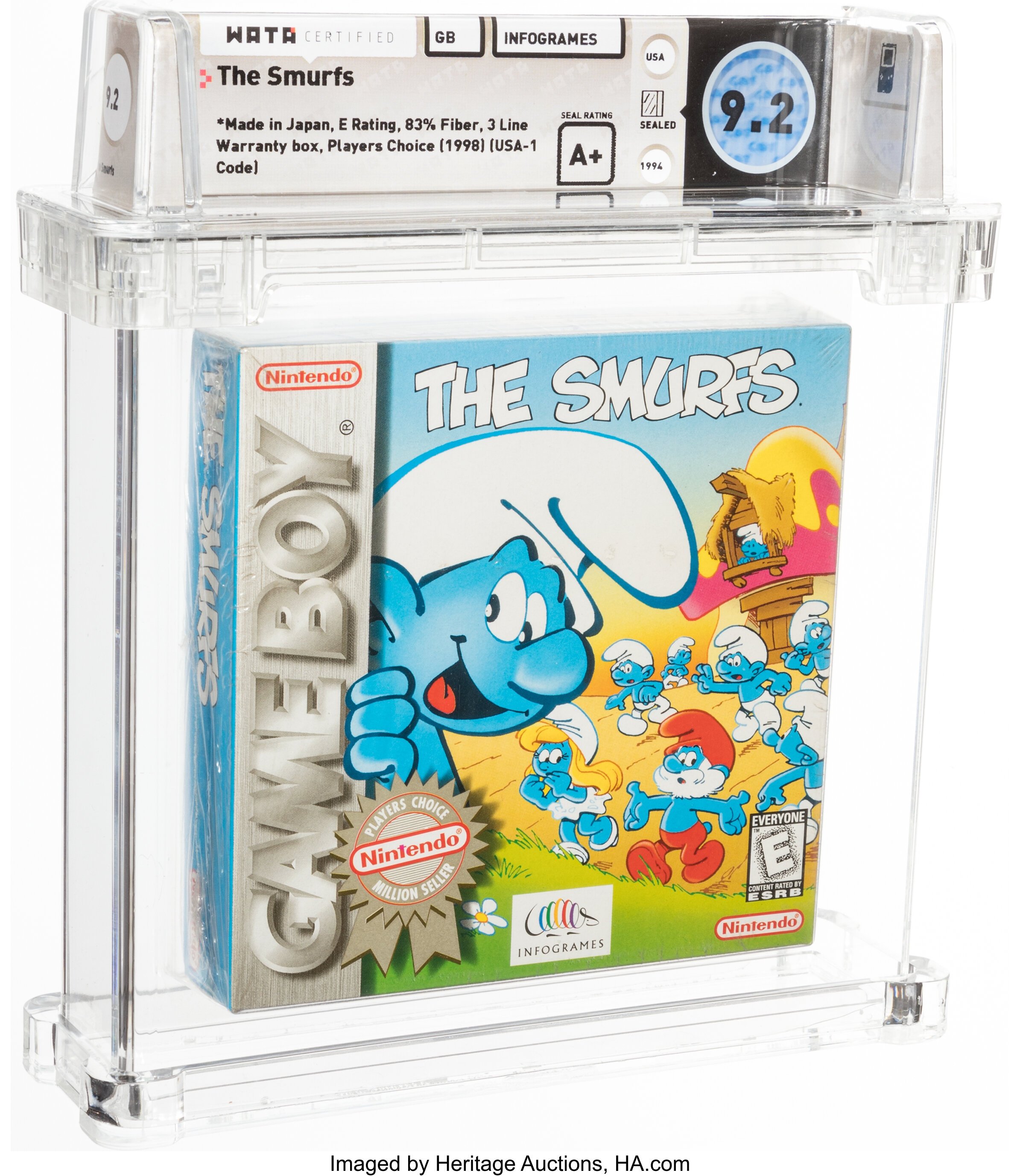 The Smurfs (Game Boy): PSA Pop Report & Prices