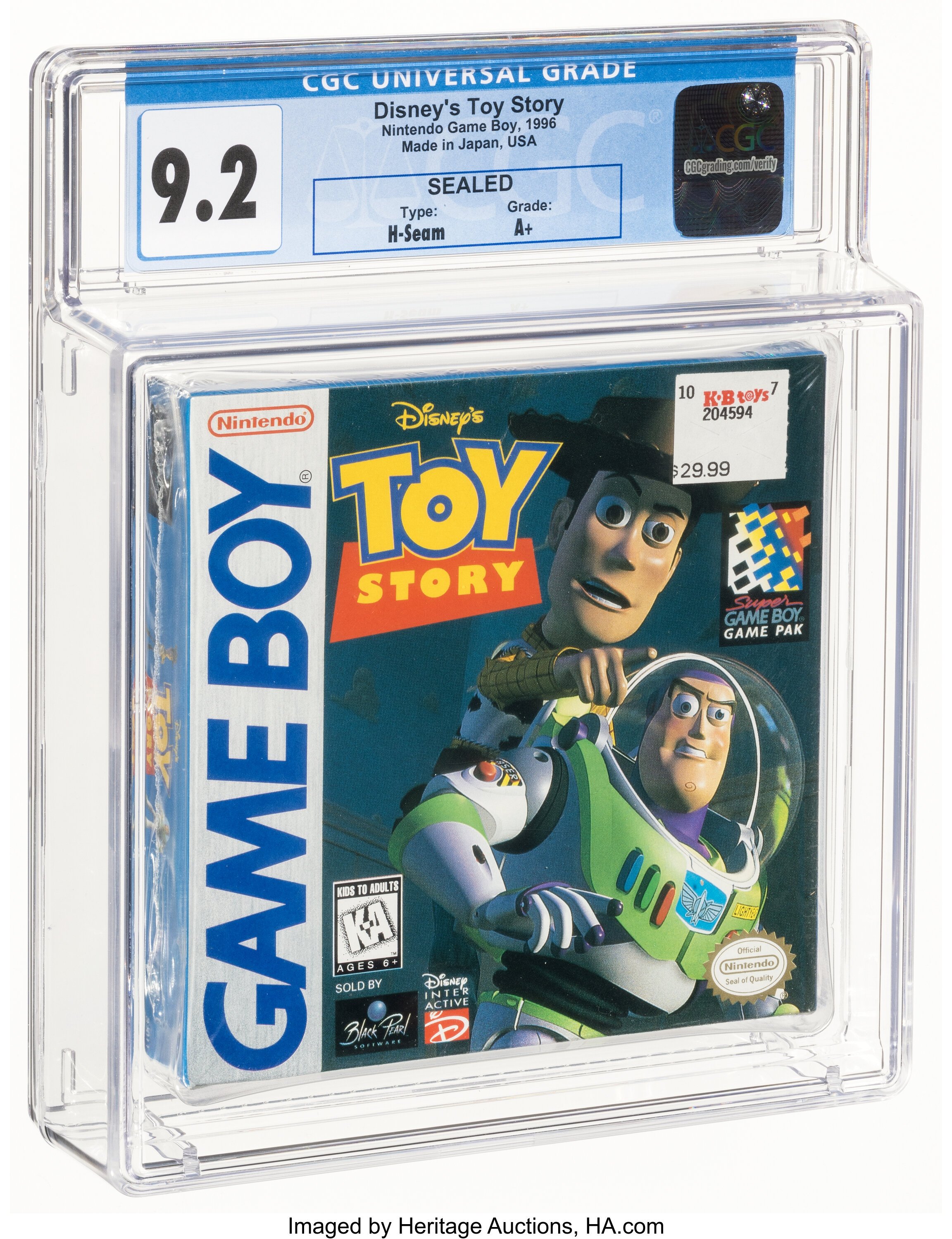Toy Story (Game Boy): PSA Pop Report & Prices