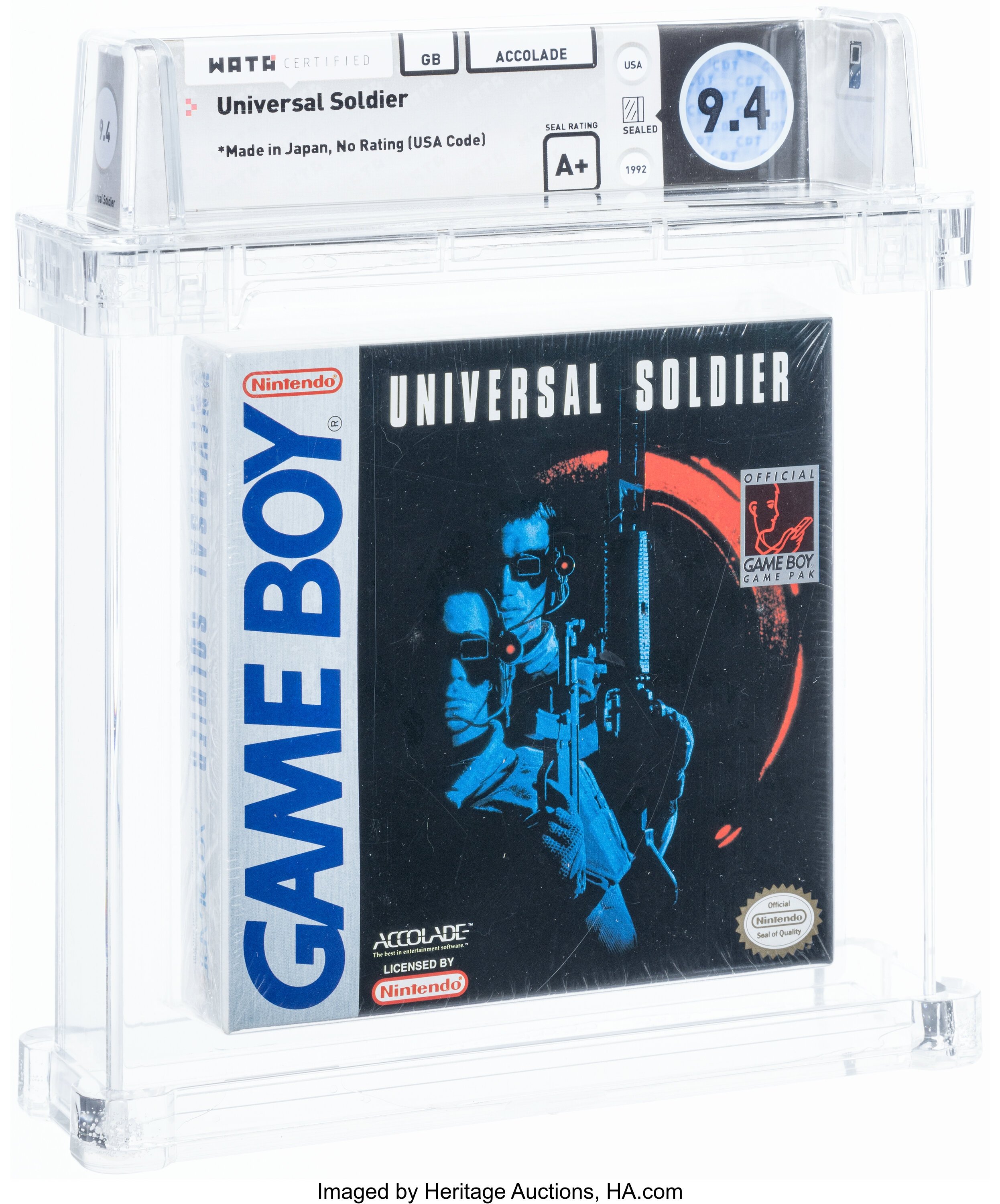 Universal Soldier (Game Boy): PSA Pop Report & Prices
