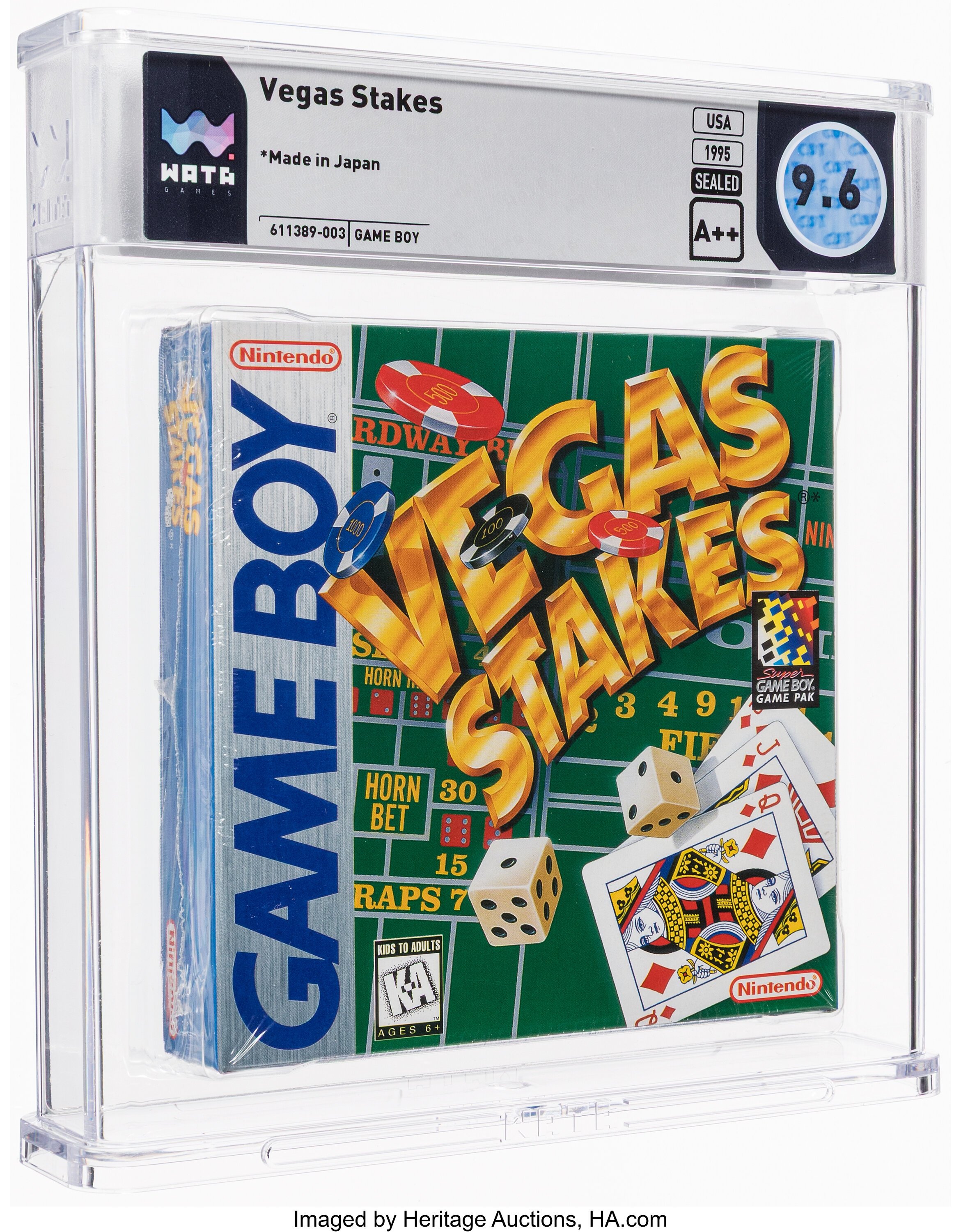 Vegas Stakes (Game Boy): PSA Pop Report & Prices